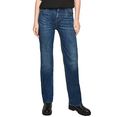 s.oliver straight jeans in mooie wassing blauw