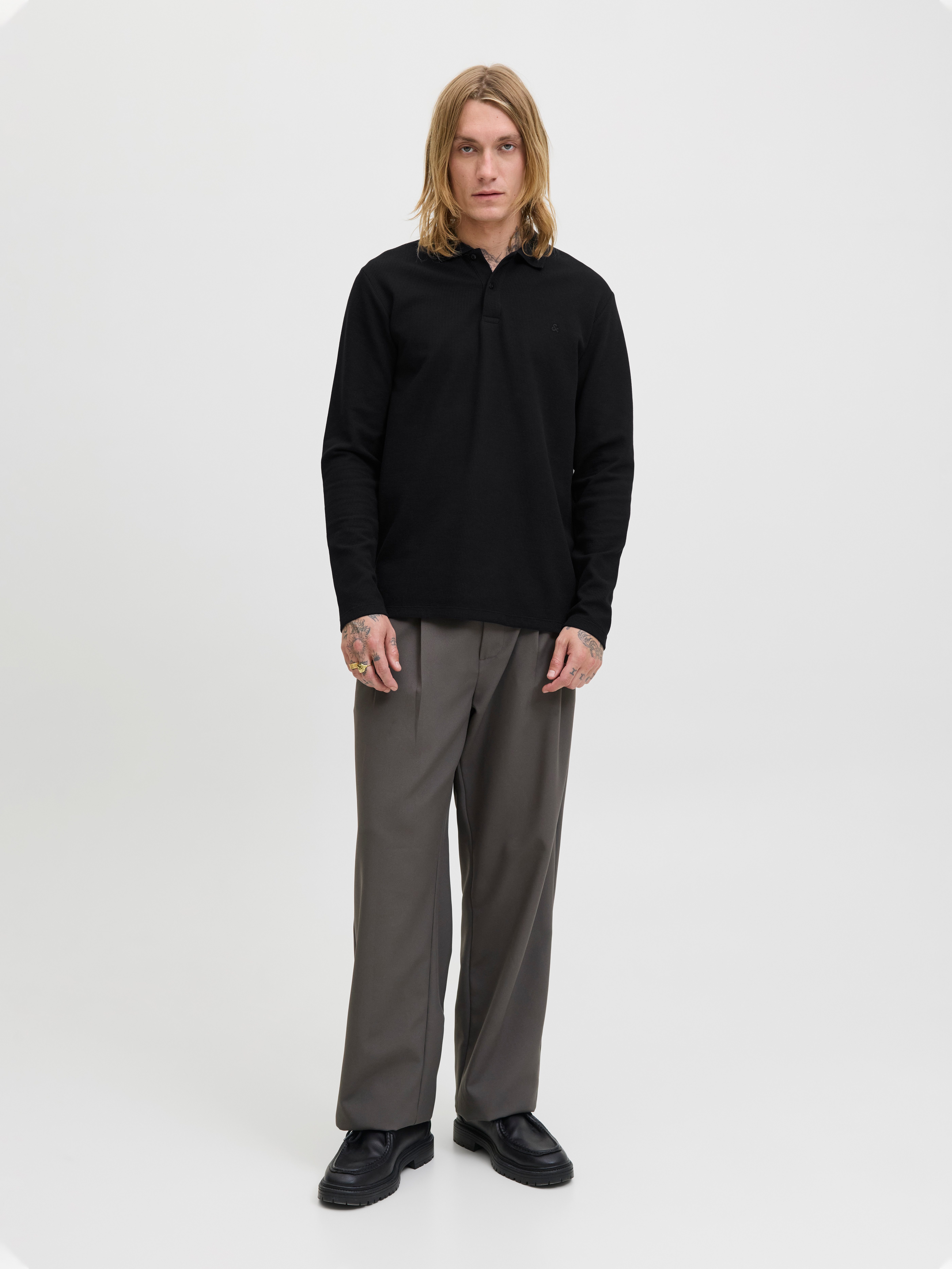 Jack & Jones Poloshirt met lange mouwen