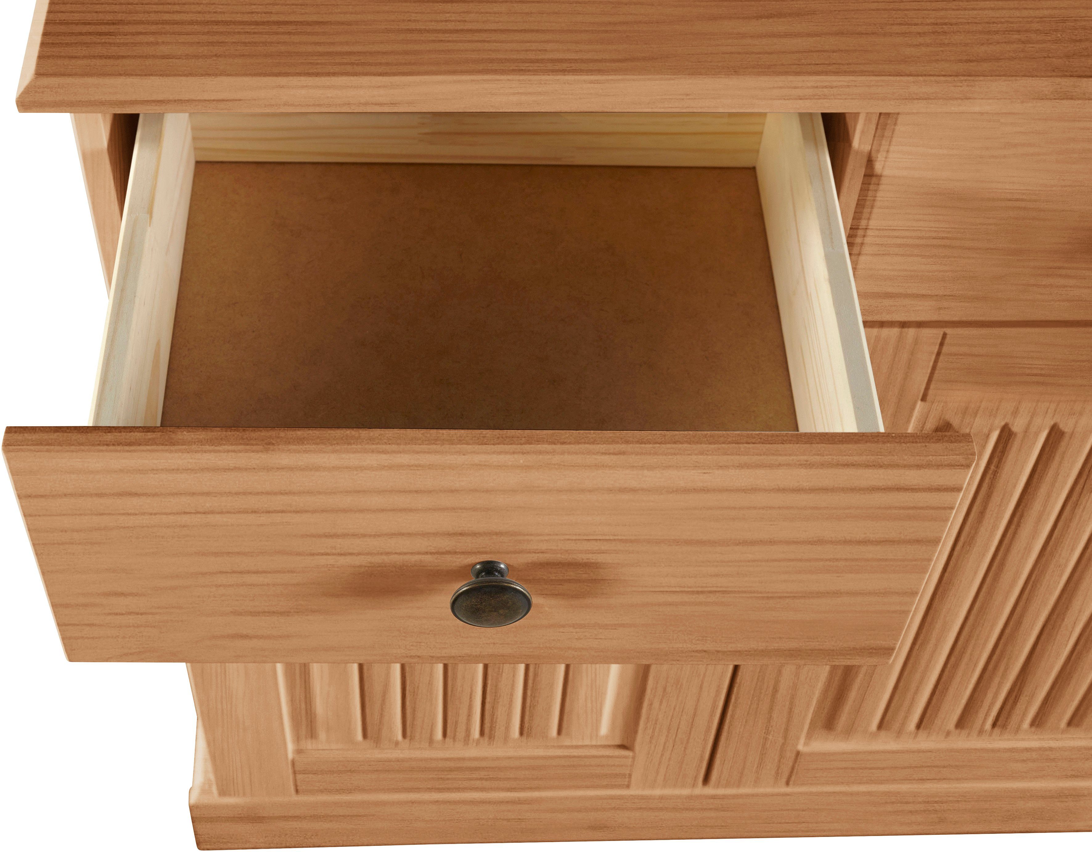 Home affaire Dressoir Liotta Commode met 2 lades en 2 verstelbare planken