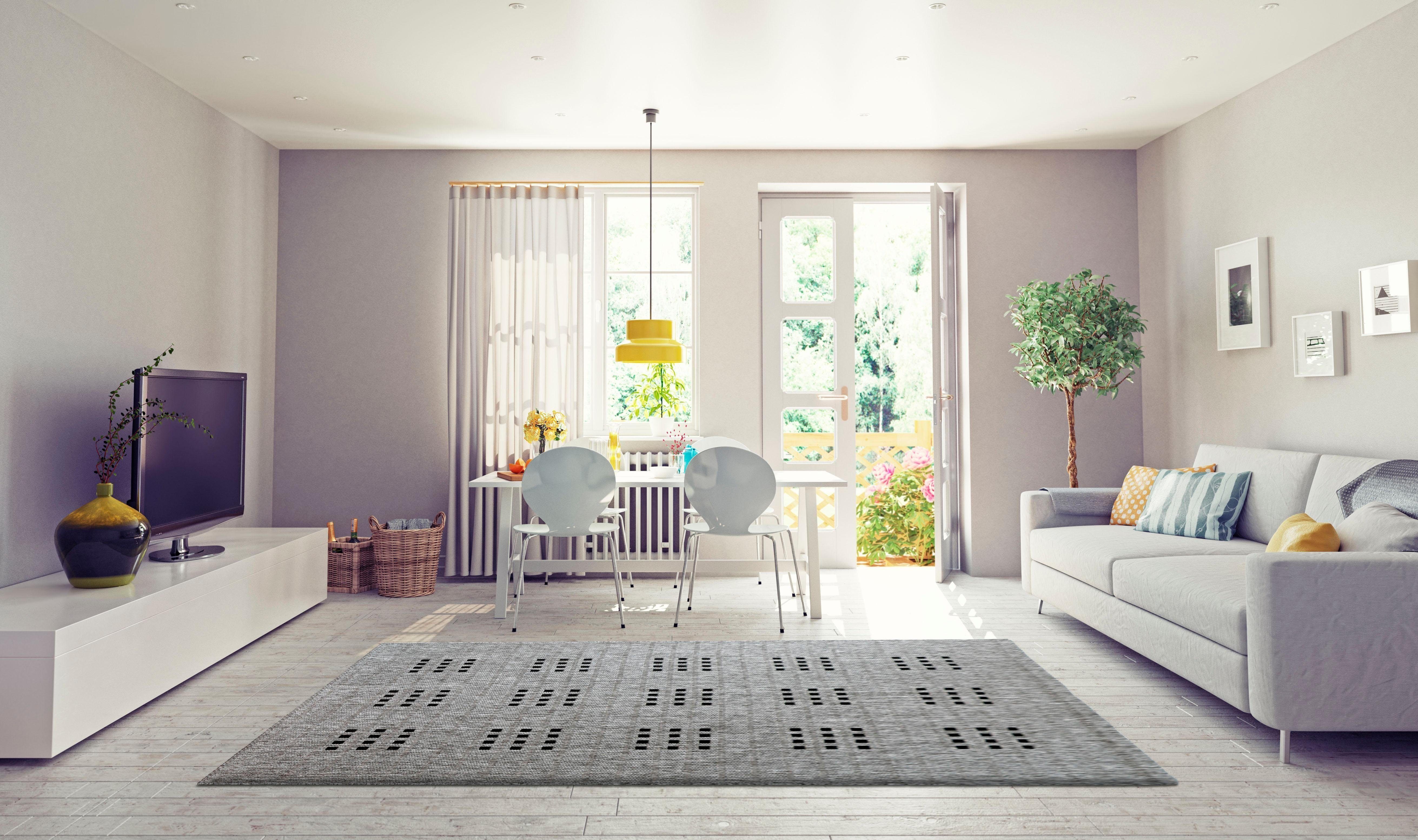 Bruno Banani Vloerkleed Farum In- en outdoor-vloerkleed, weerbestendig & uv-bestendig, bijzonder plat