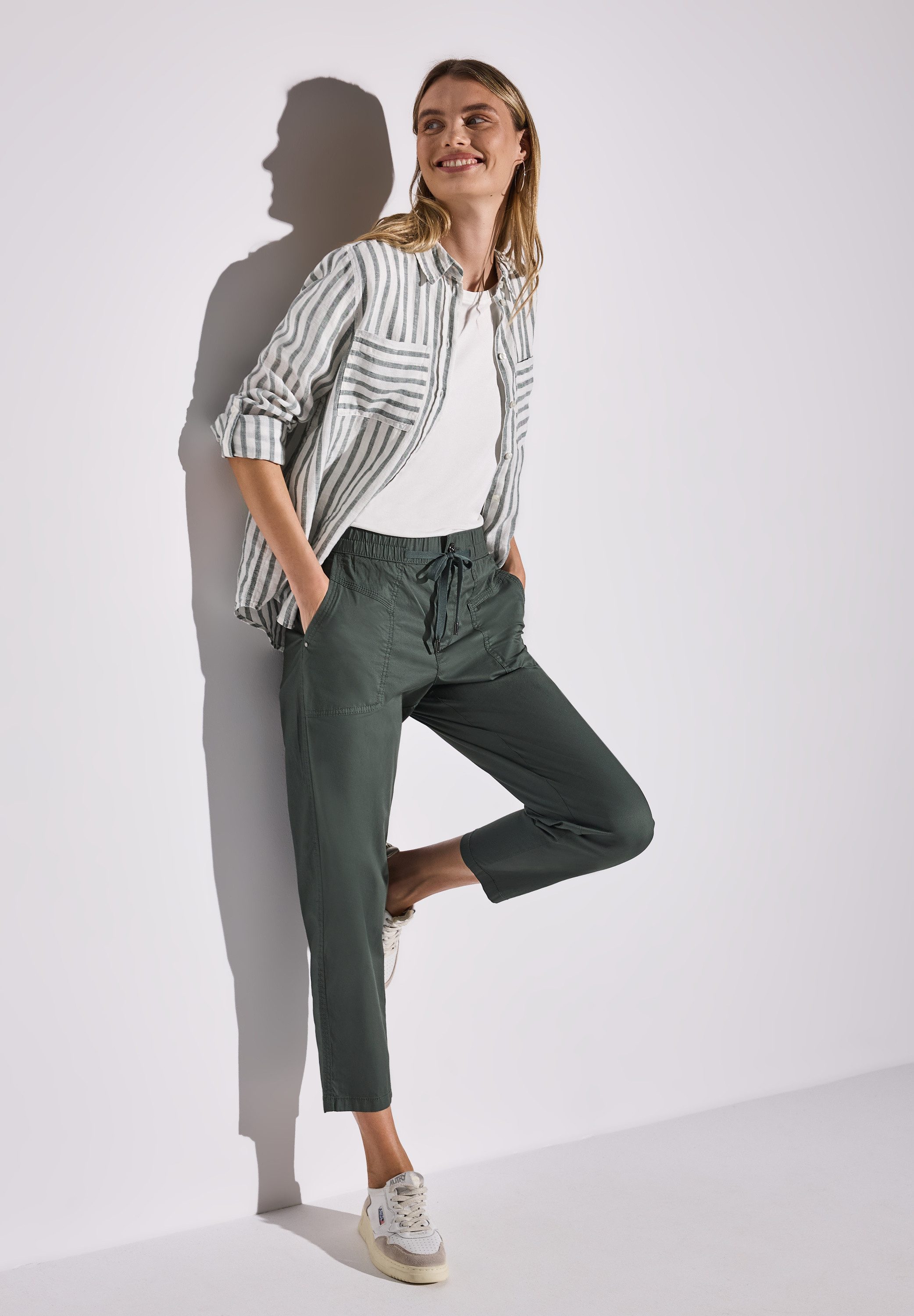 STREET ONE Stoffen broek Style Bonny in cargo-look