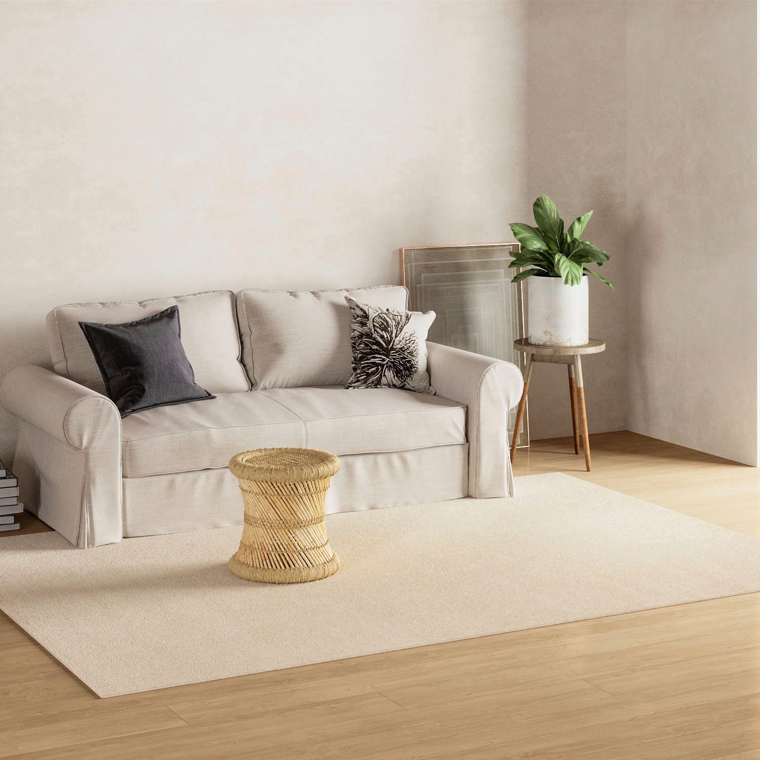 morgenland Wollen kleed Uni - Gabbeh tapijt - Softy Gabbeh look, uni kleuren, 100% wol, zeer zachte pool, woonkamer