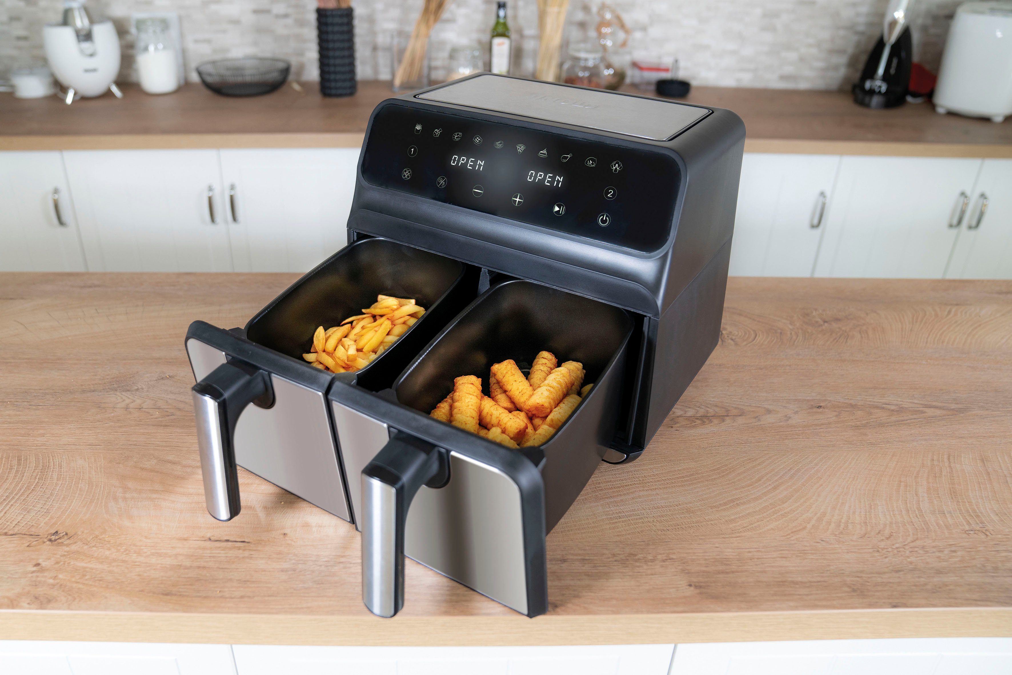 Unold Airfryer Dubbele kamer twin zone 58685