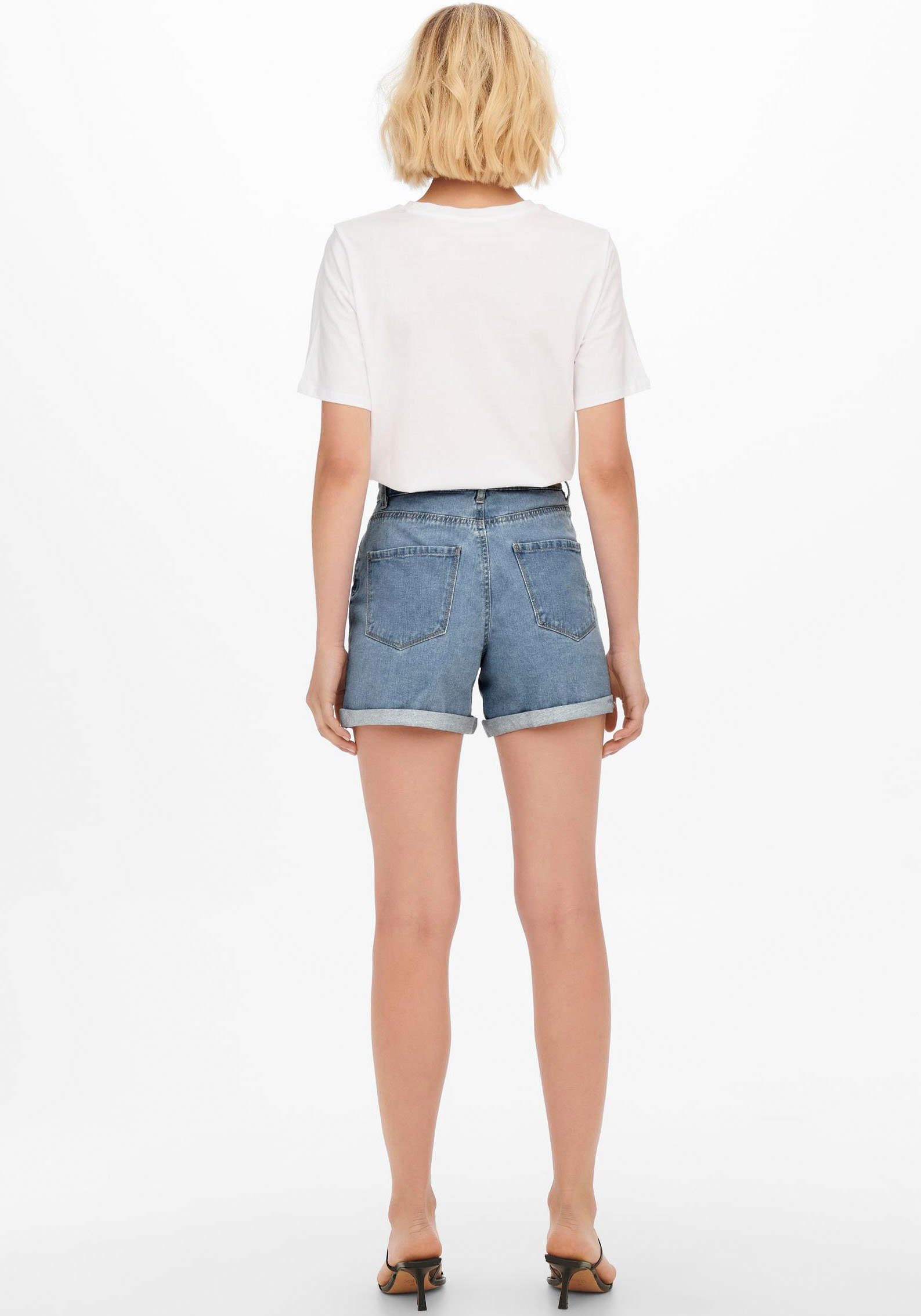 Only Jeansshort ONLVEGA HW MOM DNM SHORTS NOOS