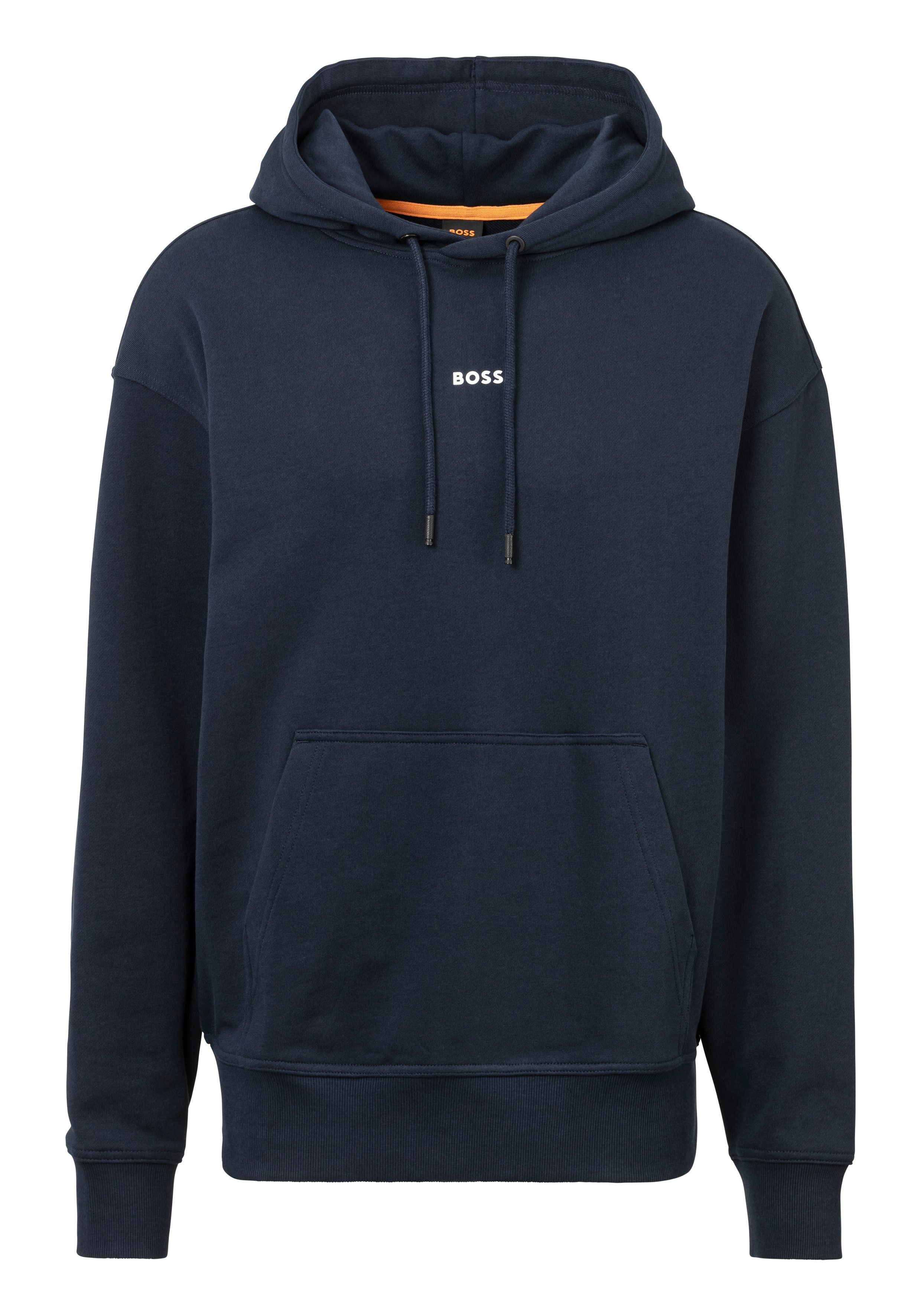 Boss Orange Hoodie WeSmallhood met kangoeroezak