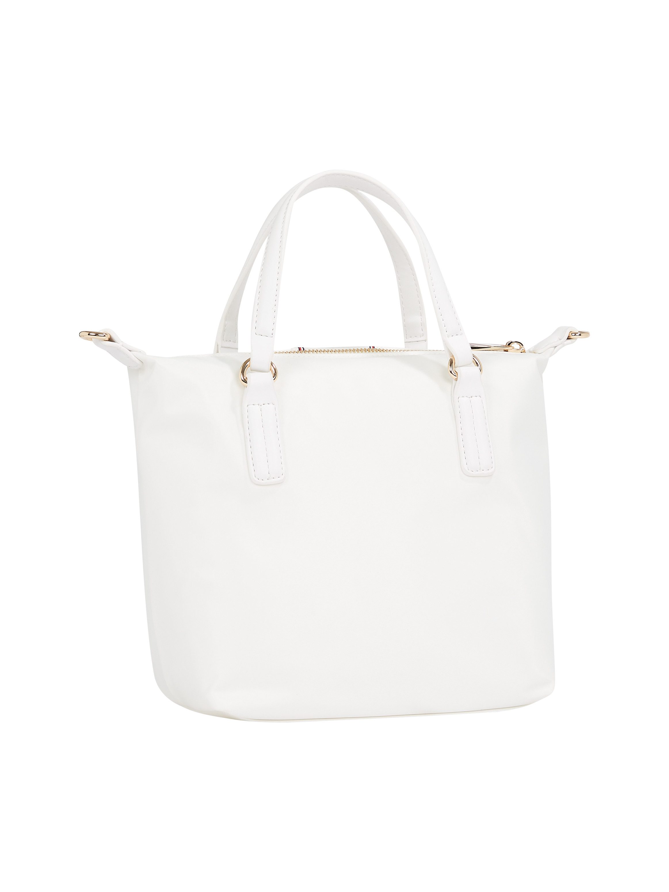 Tommy Hilfiger Draagtas POPPY SMALL TOTE CORP , dames schoudertas, handtas met kleurrijke rits