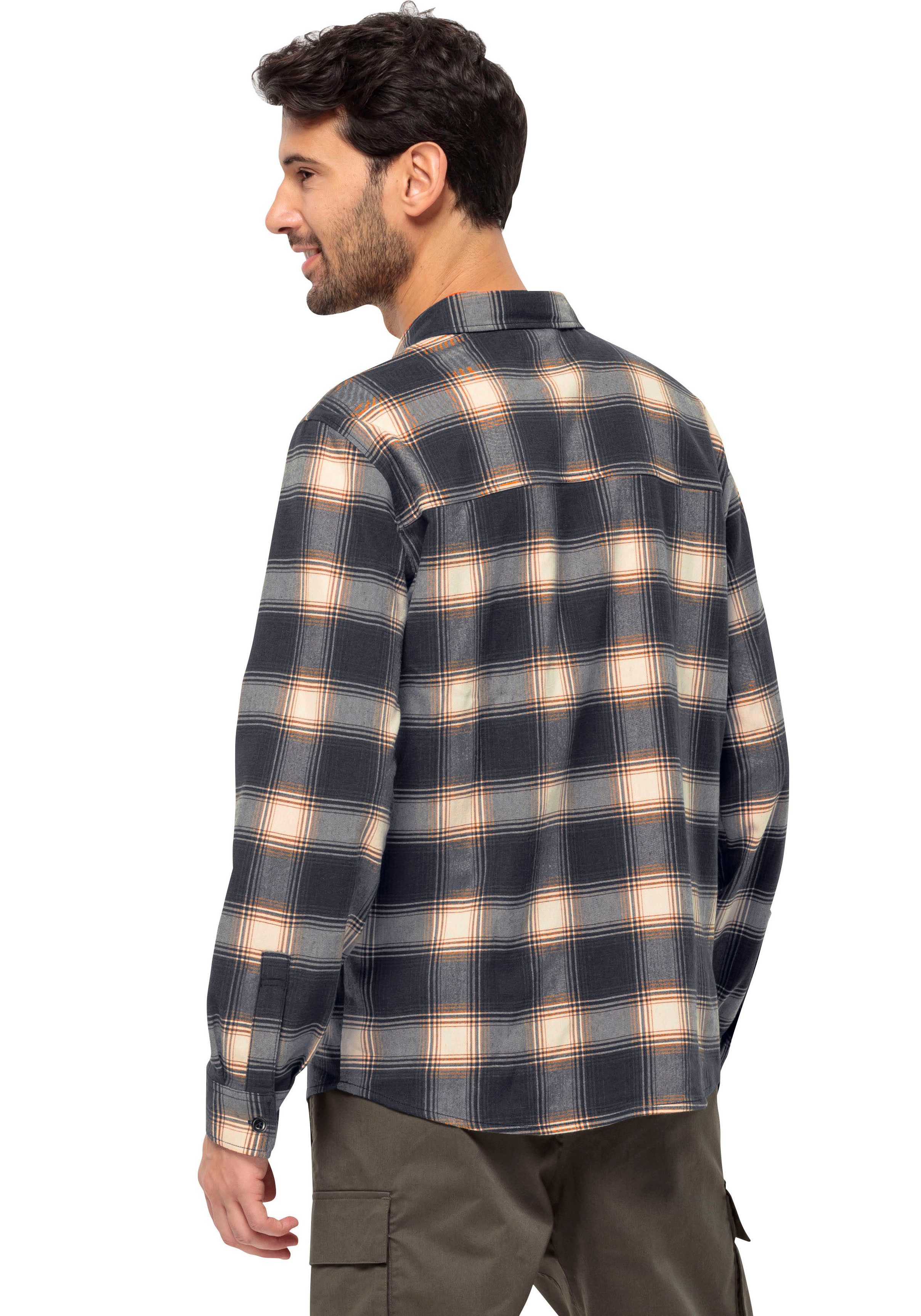 Jack Wolfskin Flanellen overhemd Wandelpad