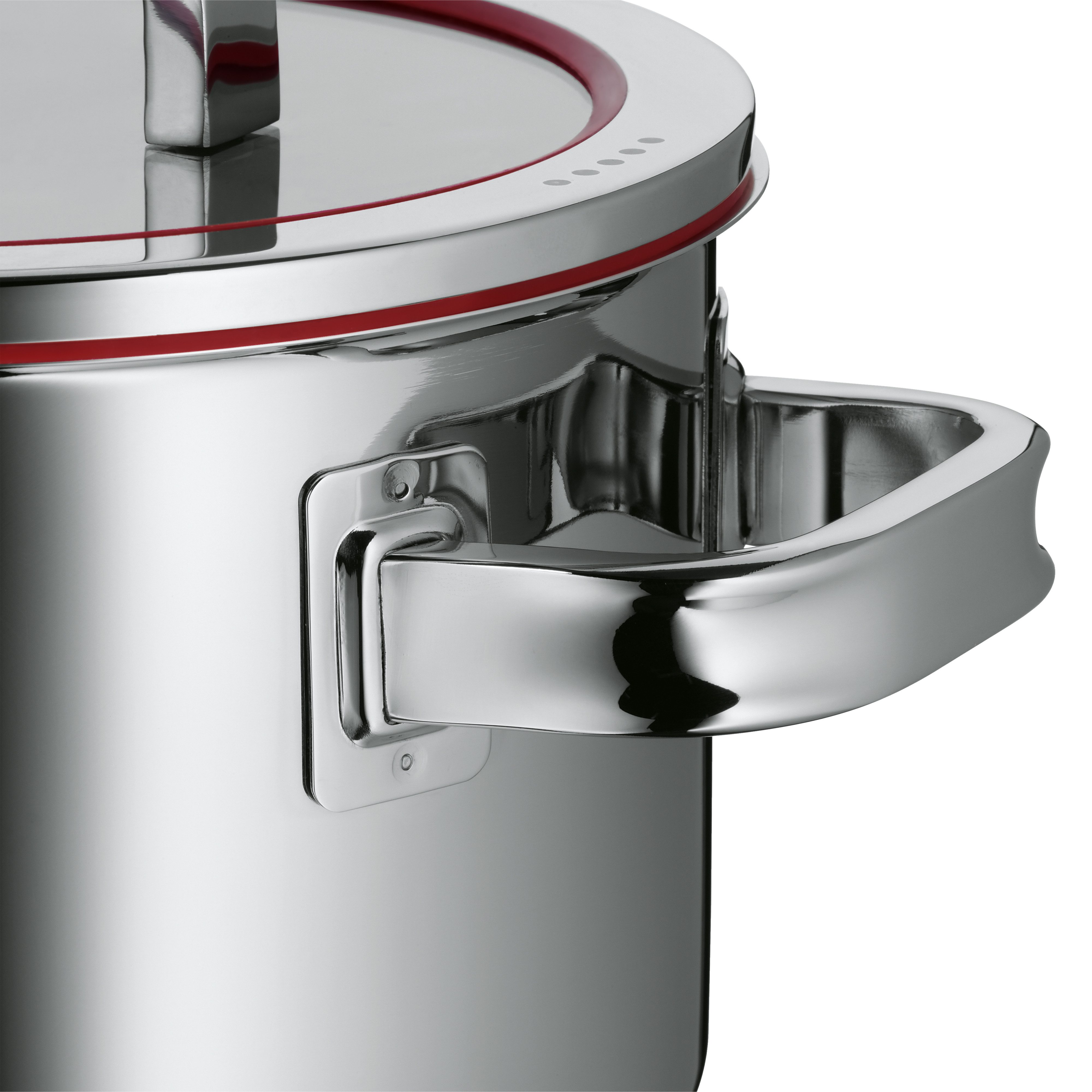 WMF Braadpan Function 4 warmte-reducerende handvatten, met 4 gietfuncties, interne schaalverdeling