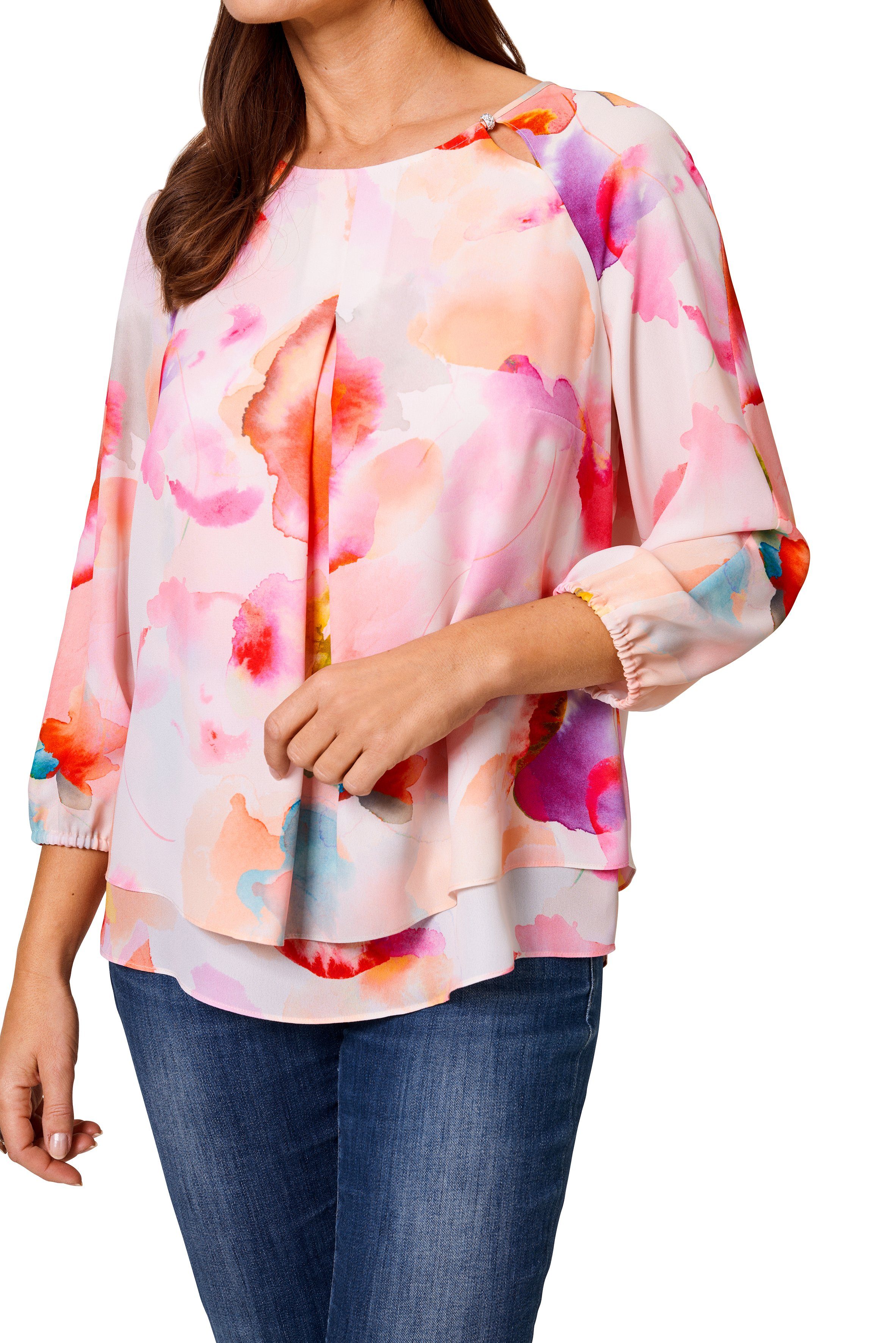 HERMANN LANGE Collection Gedessineerde blouse