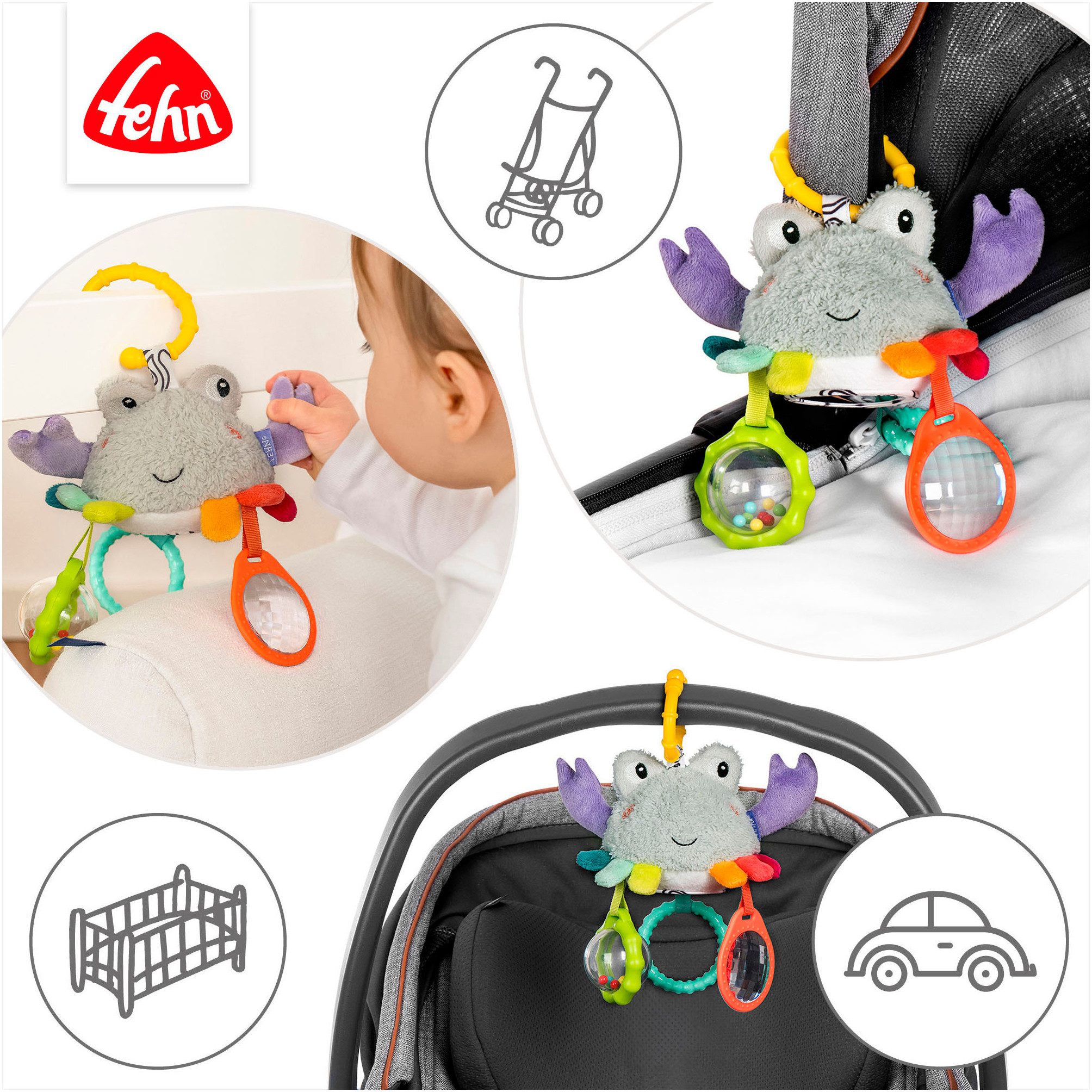 Fehn Mobiel Mini-Mobile Krabbe
