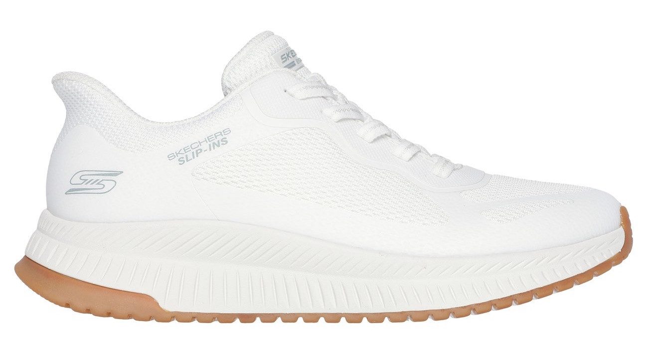 Skechers Slip-on sneakers BOBS SQUAD 4 Slippers, vrijetijdsschoen, lage schoen met memory foam