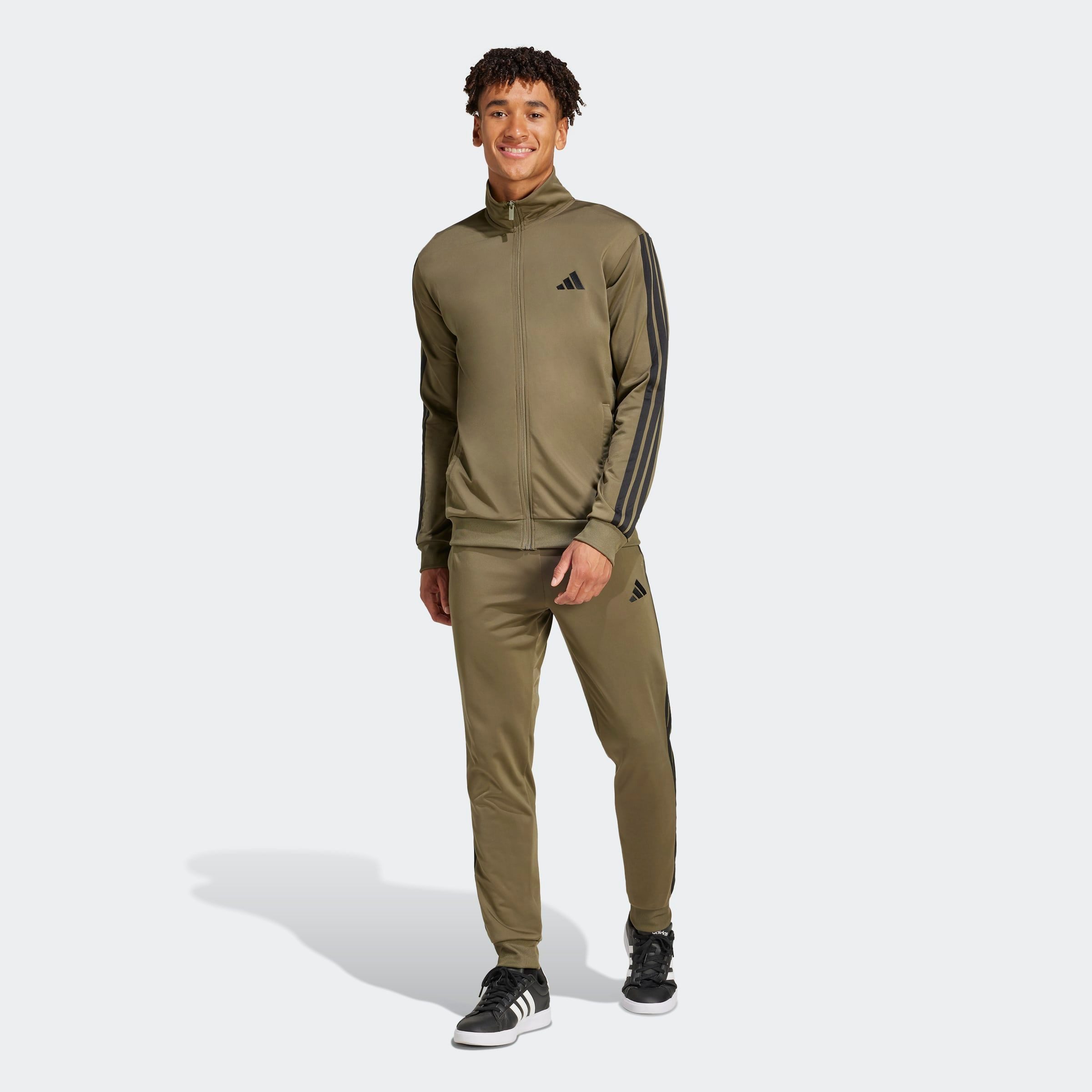 adidas Sportswear Trainingspak M 3S TR TT TS Basic 3-strepen shirt (2-delig)