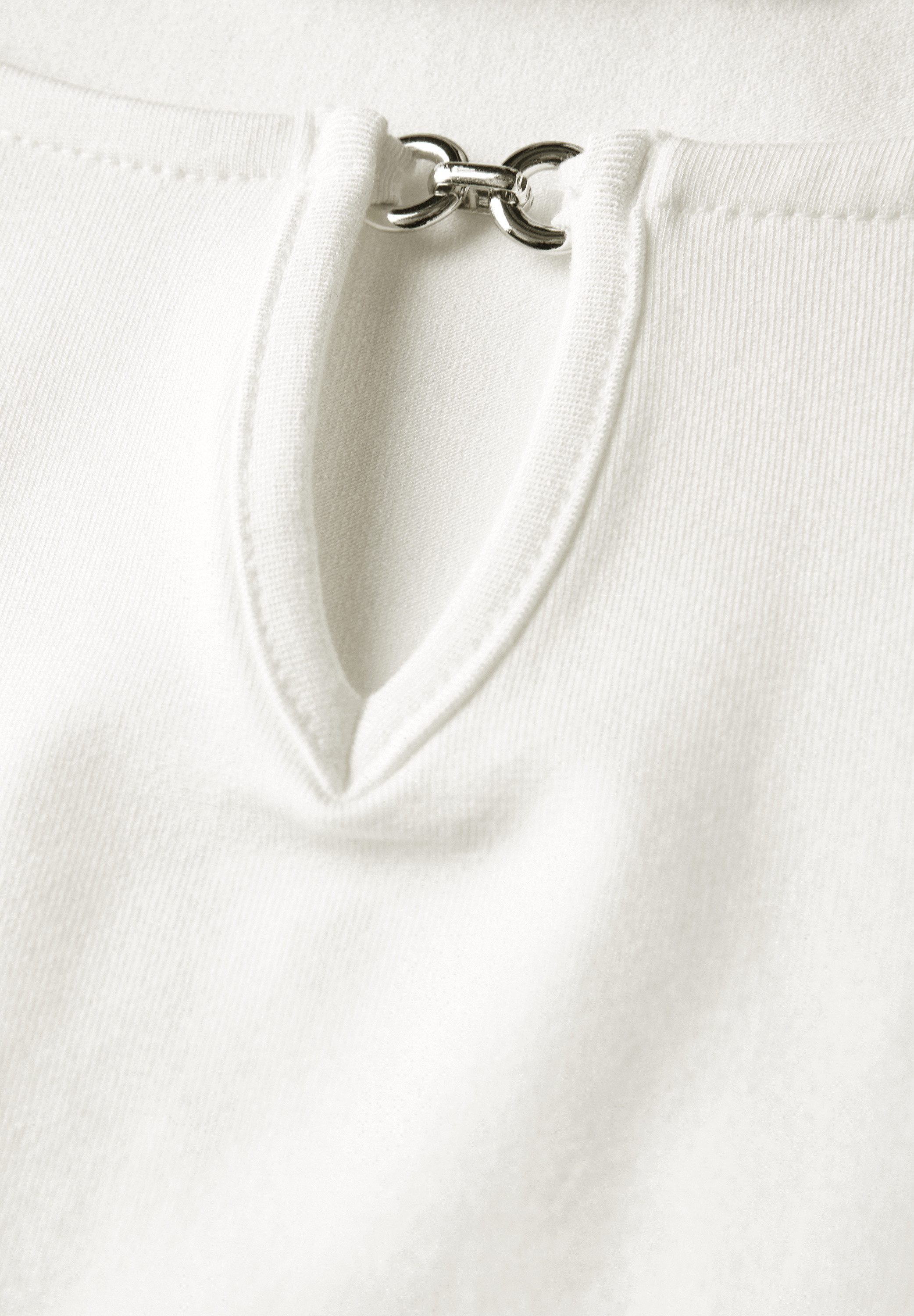 STREET ONE Shirttop met een cut-outdetail