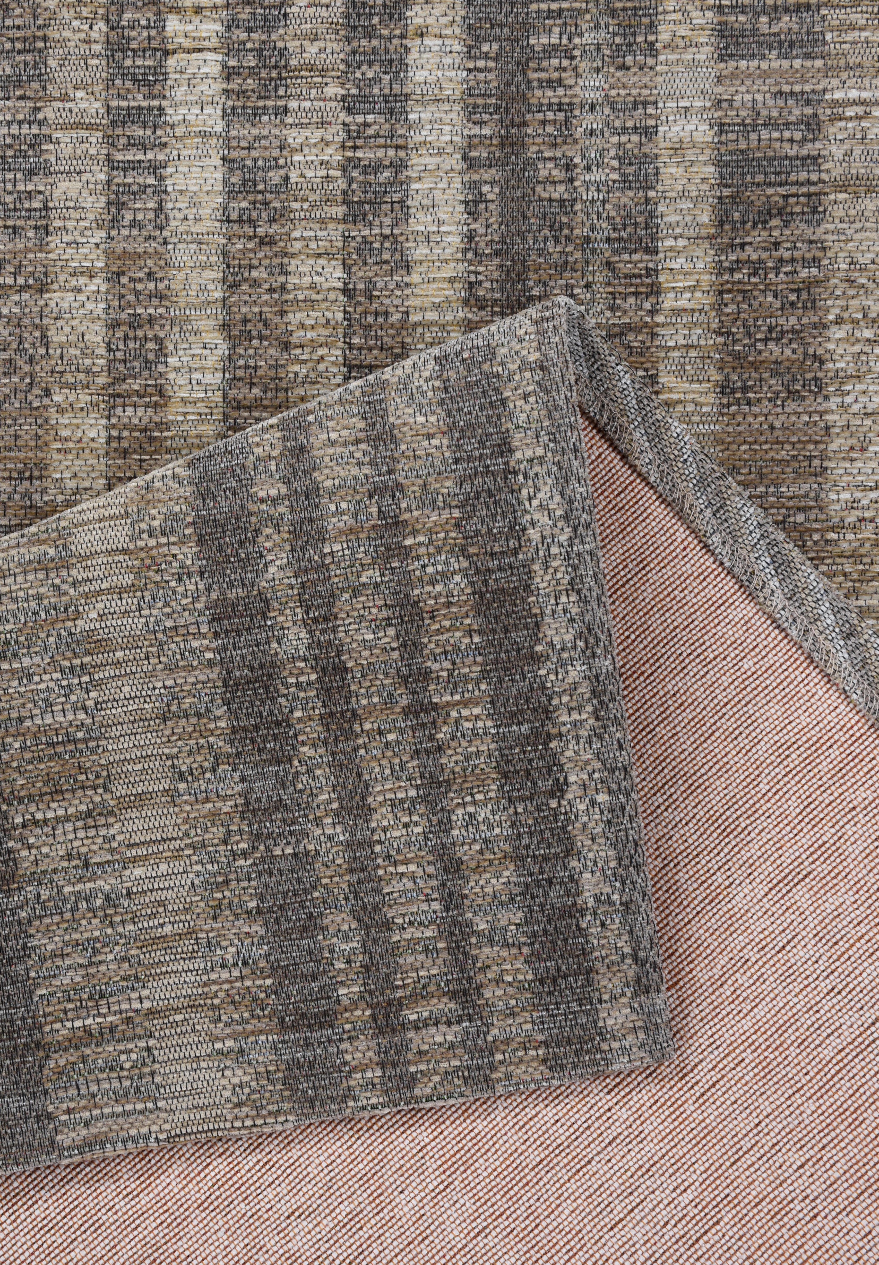 TOM TAILOR HOME Vloerkleed Stripy pat Vlakweefsel, modern patchworkontwerp, gestreept, chenille, woonkamer