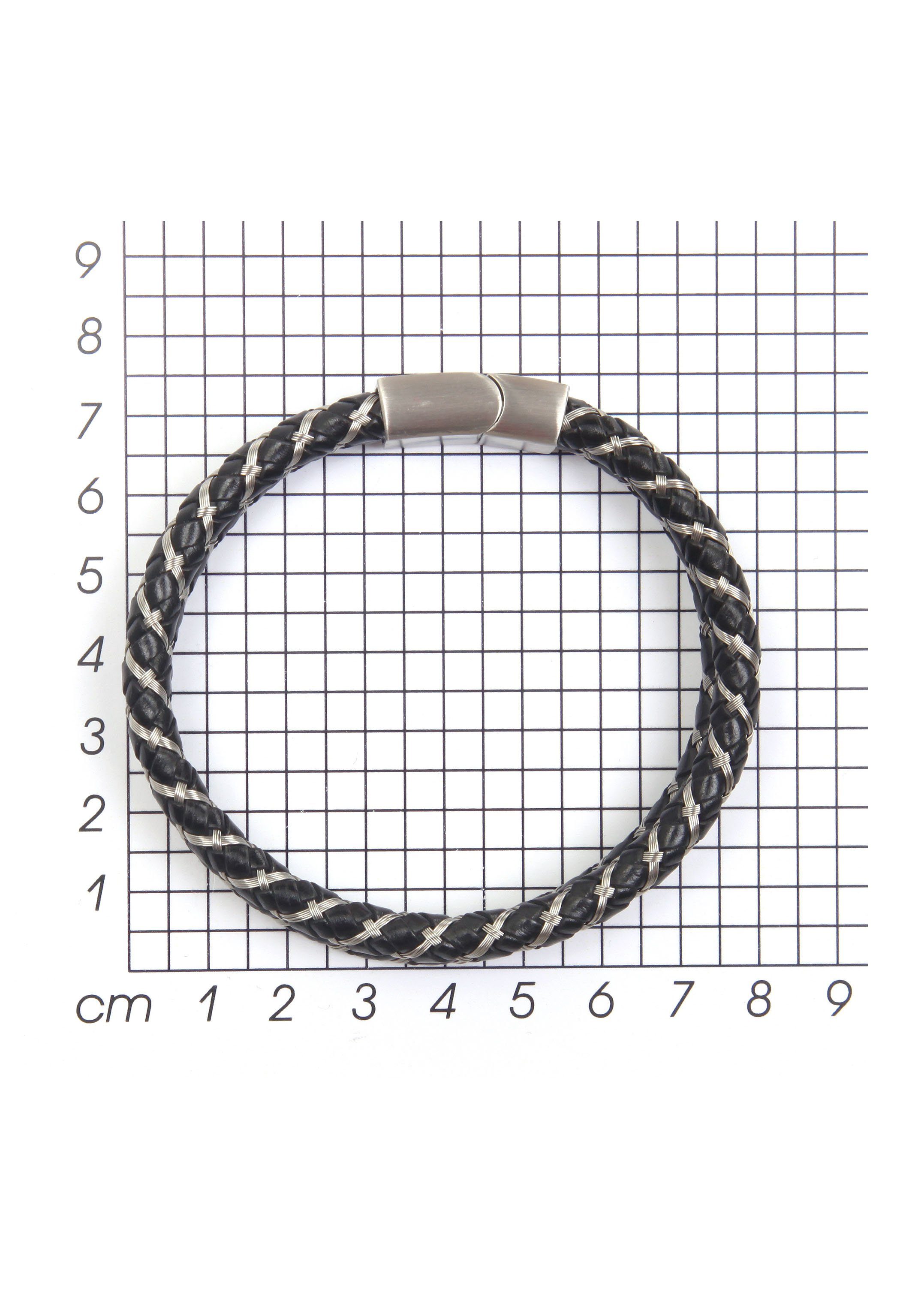 Firetti Leren armband In sportief-elegante stijl, meerrijig, gevlochten