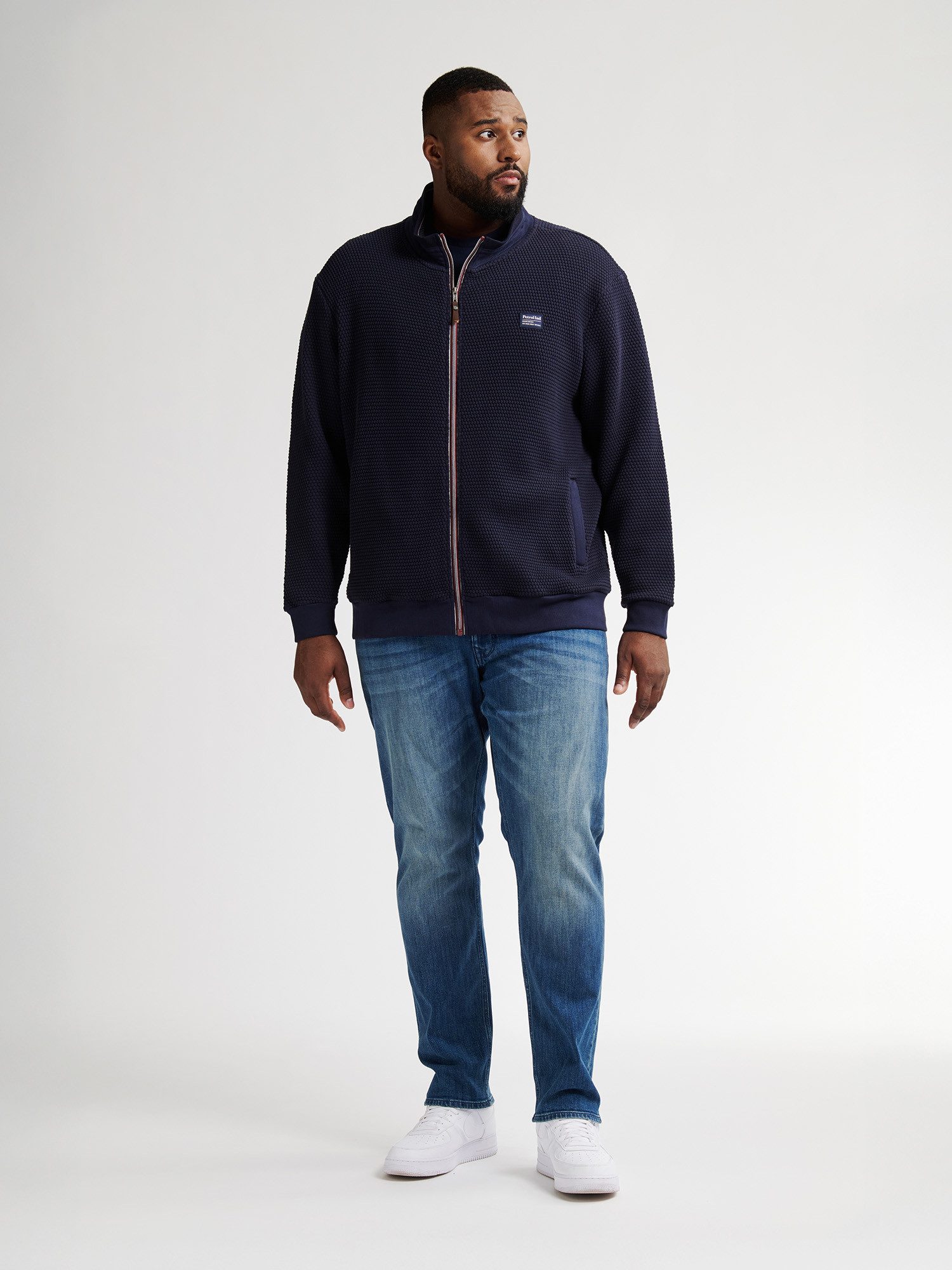 Petrol Industries Sweater met geborduurd logo