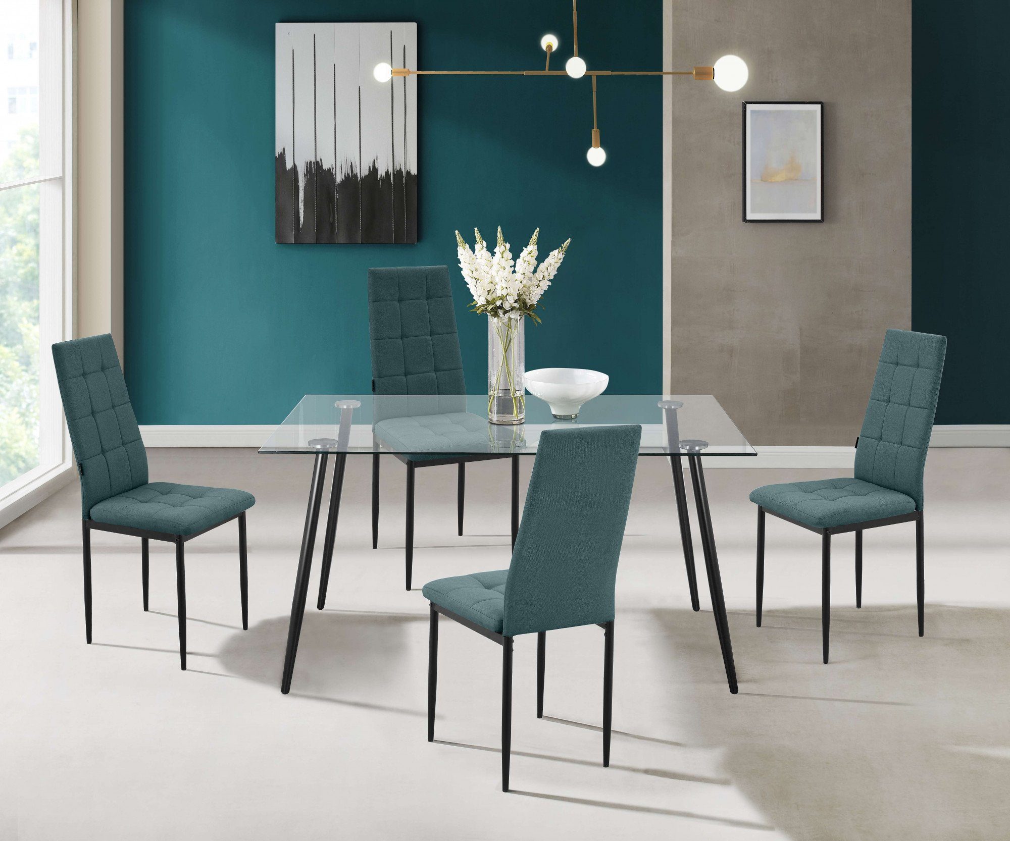 INOSIGN Eetkamerstoel Moana Met quilten (set)