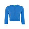 united colors of benetton vest in goed te combineren basic design blauw