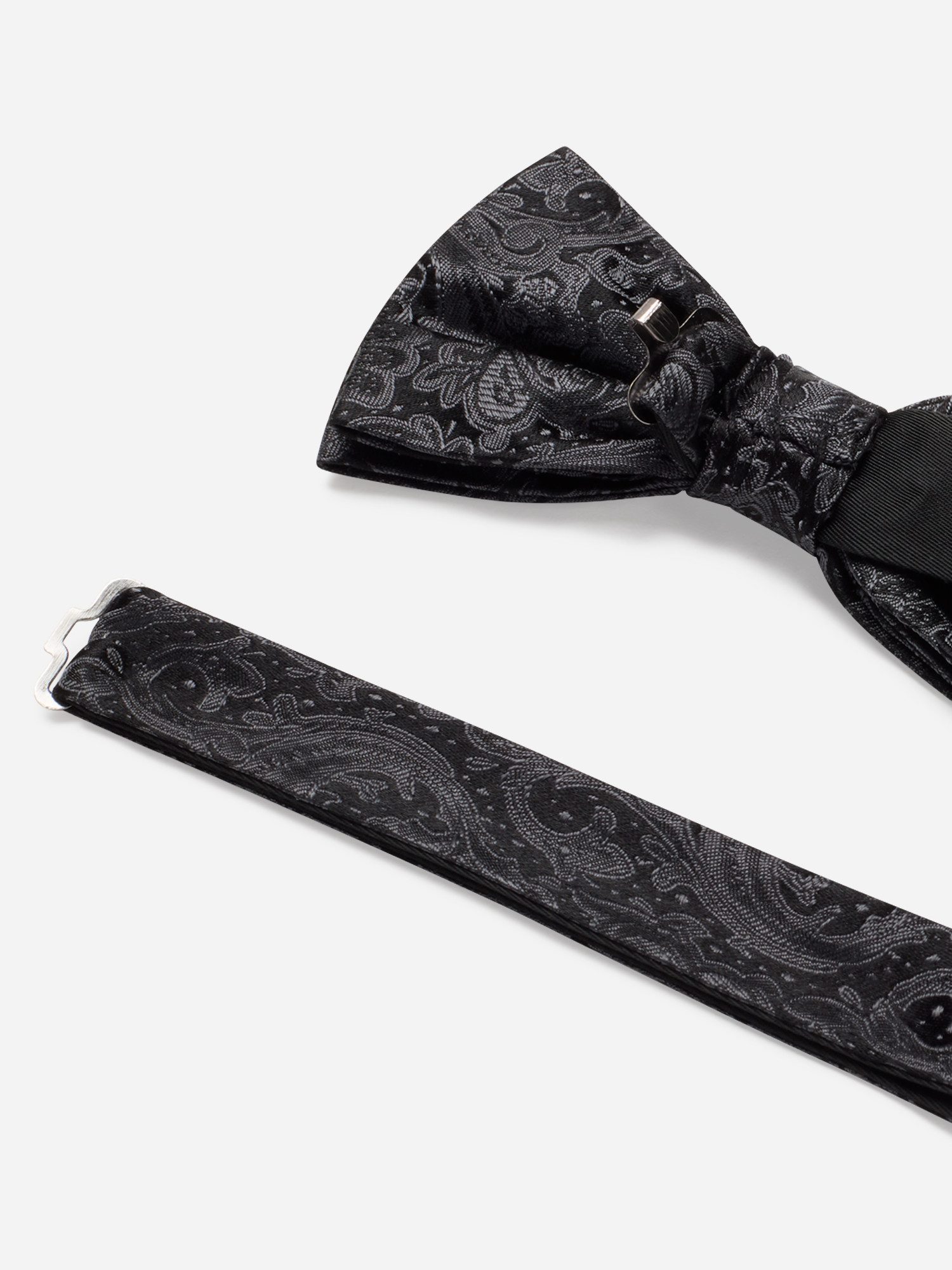 MONTI Vlinderdasje Flavio van pure zijde - met een elegant paisleymotief voor feestelijke gelegenheden