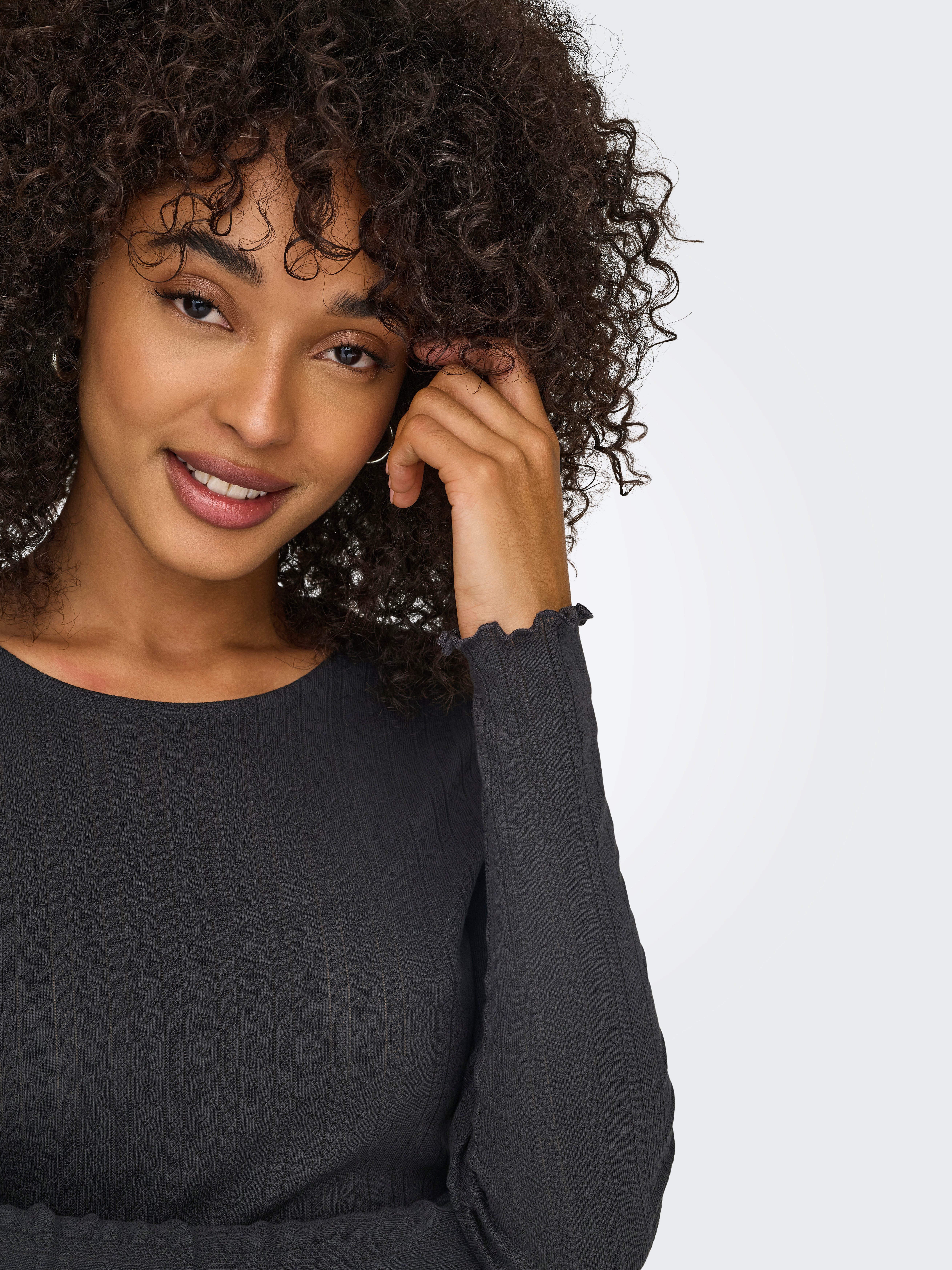 Only Shirt met lange mouwen ONLCARLOTTA L/S TOP NOOS JRS