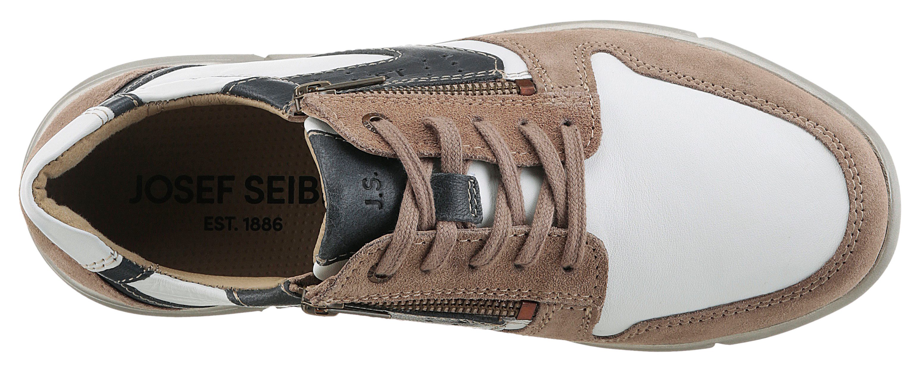Josef Seibel Sneakers ENRICO 20 , vrijetijdsschoen, comfort schoen, veterschoen in breedte g (breed)
