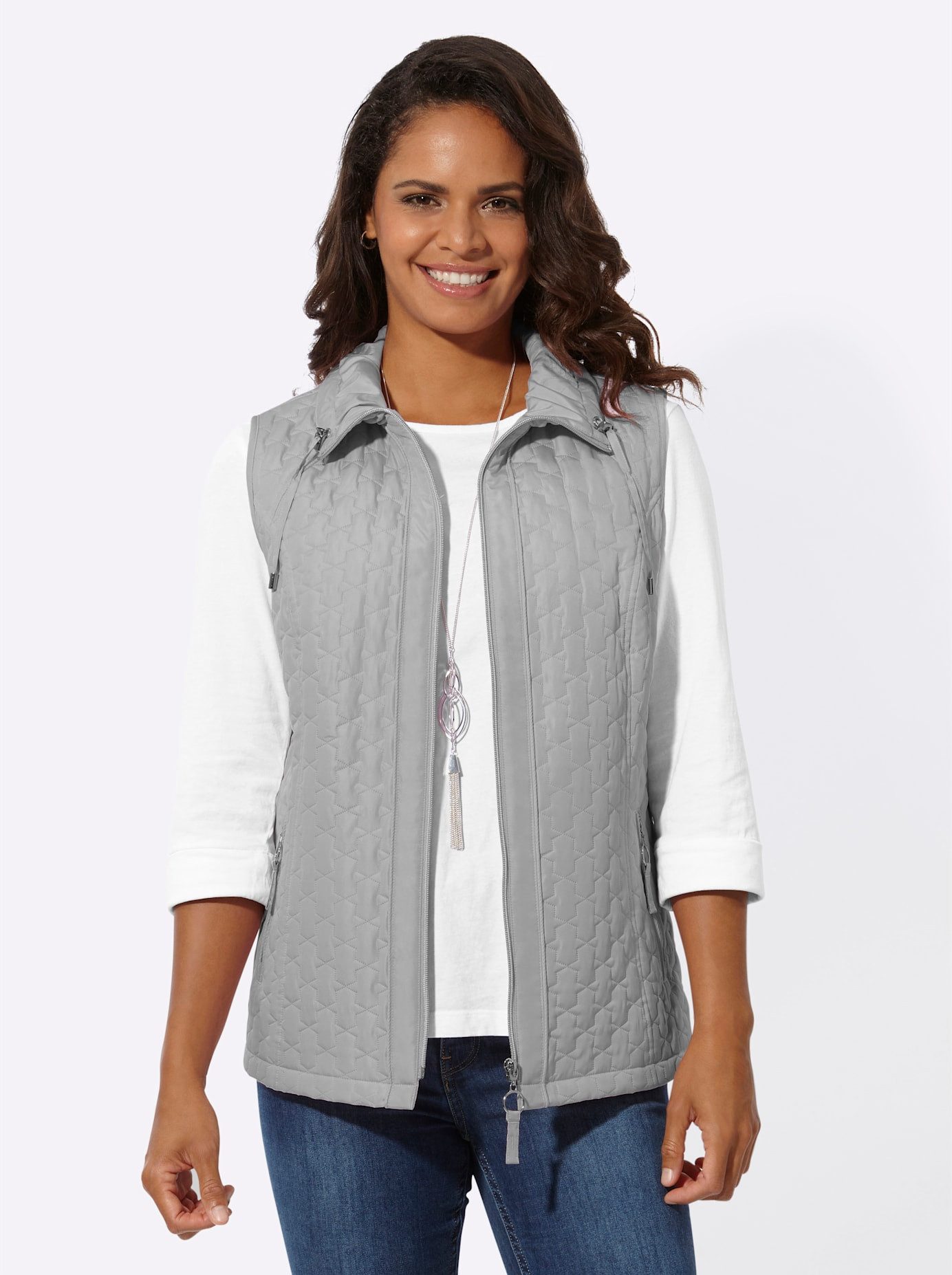 Casual Looks Bodywarmer bovenkleding maat 42 grijs