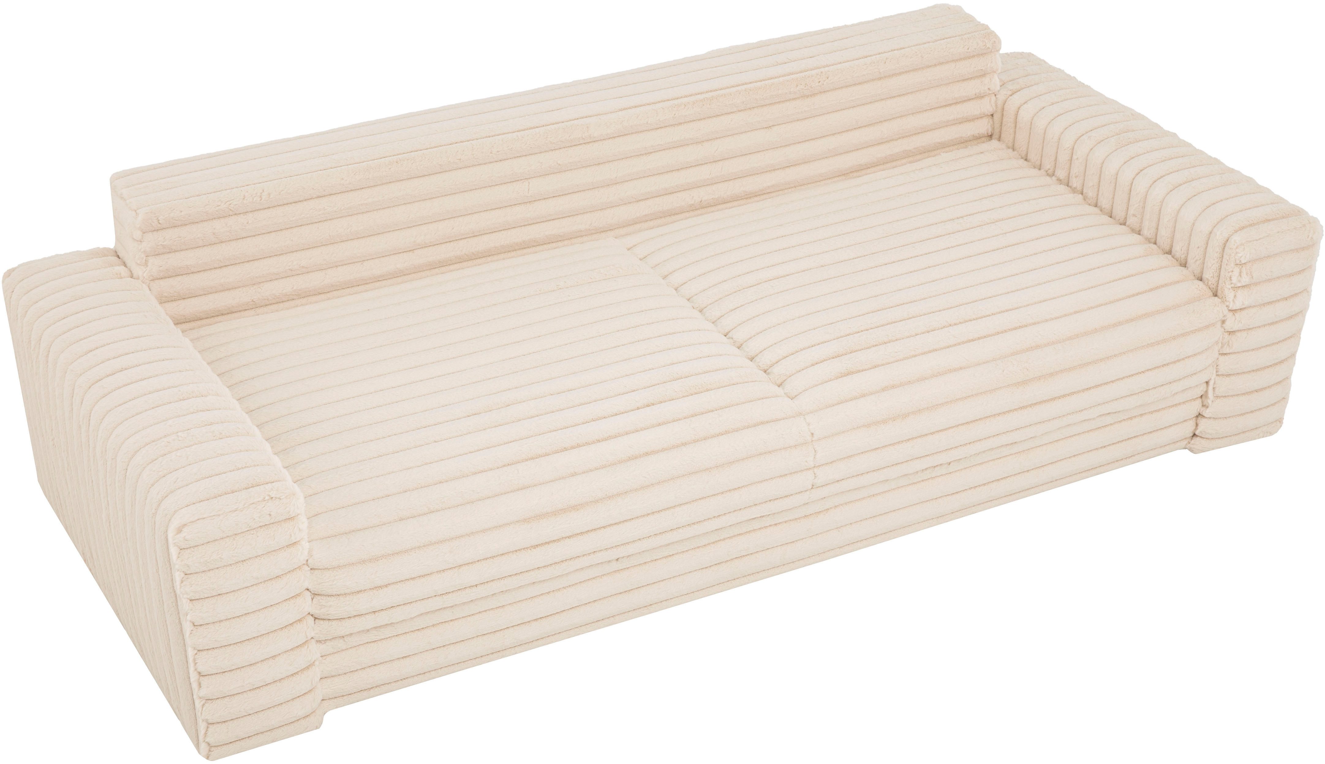 LeGer Home by Lena Gercke Slaapbank Imoga, kussen met slaapfunctie, 3-zits bank, bank met bedlade in moderne kleuren en stoffen, bedfunctie, ligoppervlak: 200x150 cm