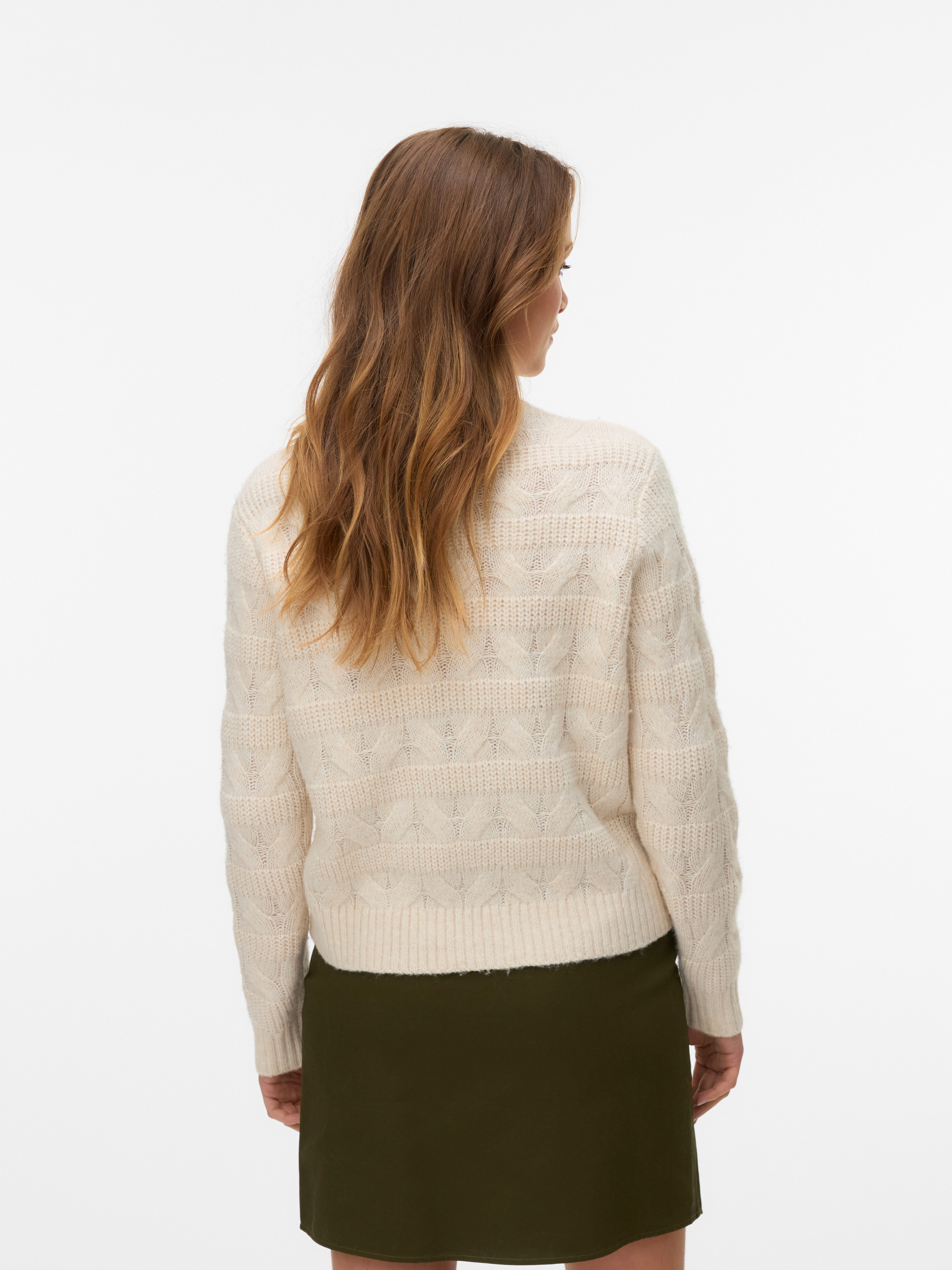 Vero Moda Gebreide trui VMVIRGO LS HIGHNECK PULLOVER BF
