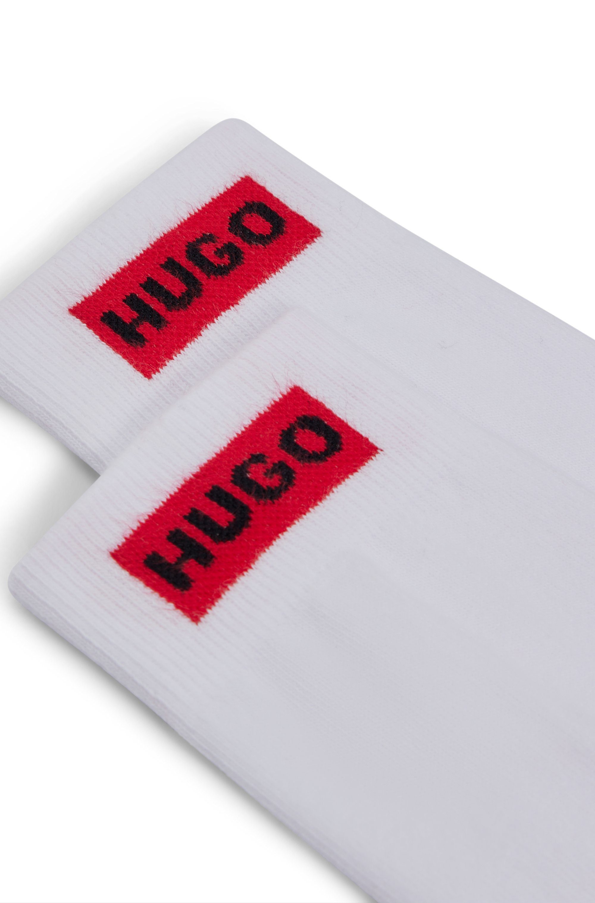 HUGO underwear Business-sokken 2P RS LABEL CC W met geborduurd merklabel (set, 2 paar, 2 stuks)