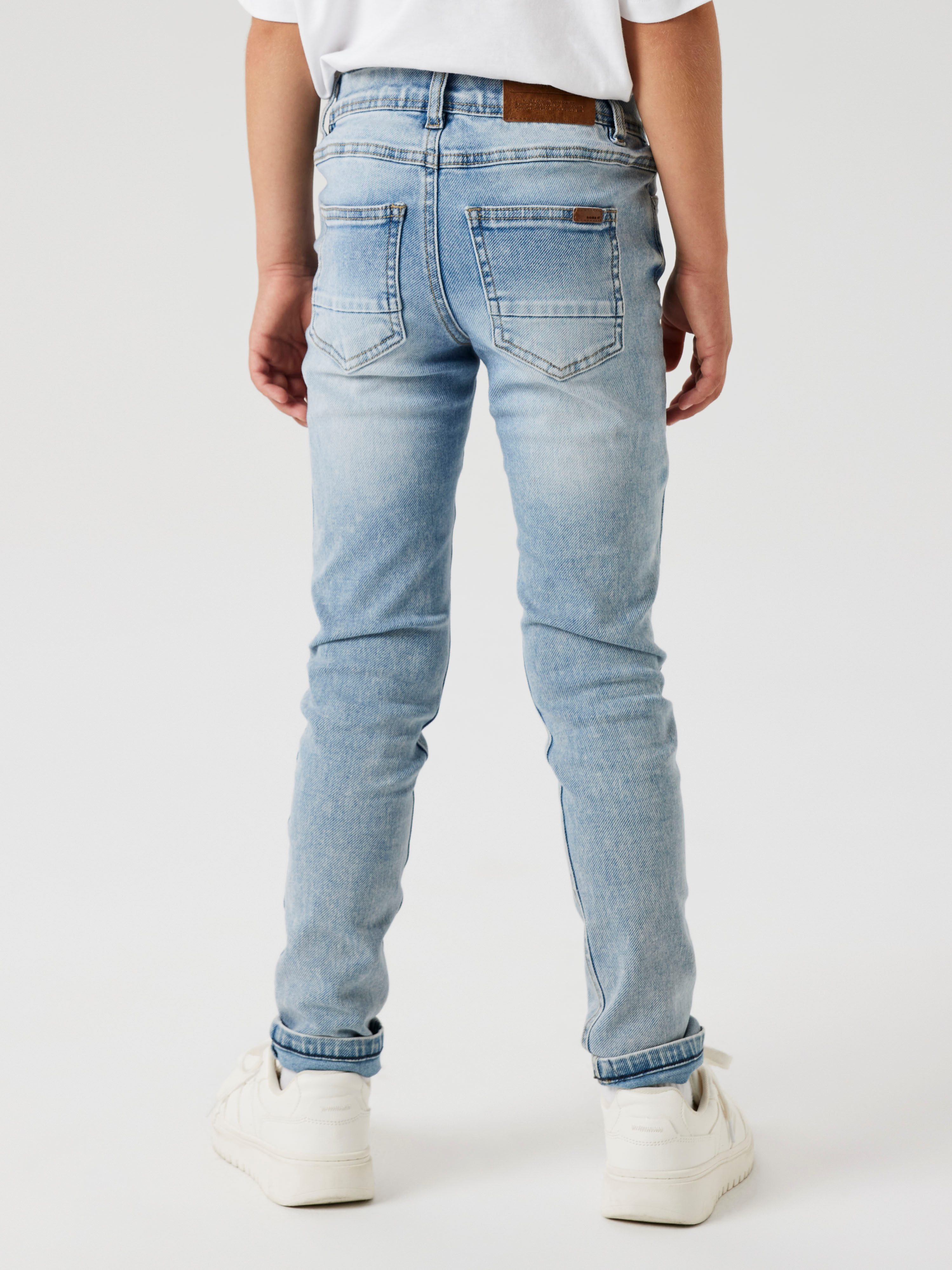 Name It Slim fit jeans NKMTHEO XSLIM JEANS 1280-GY NOOS
