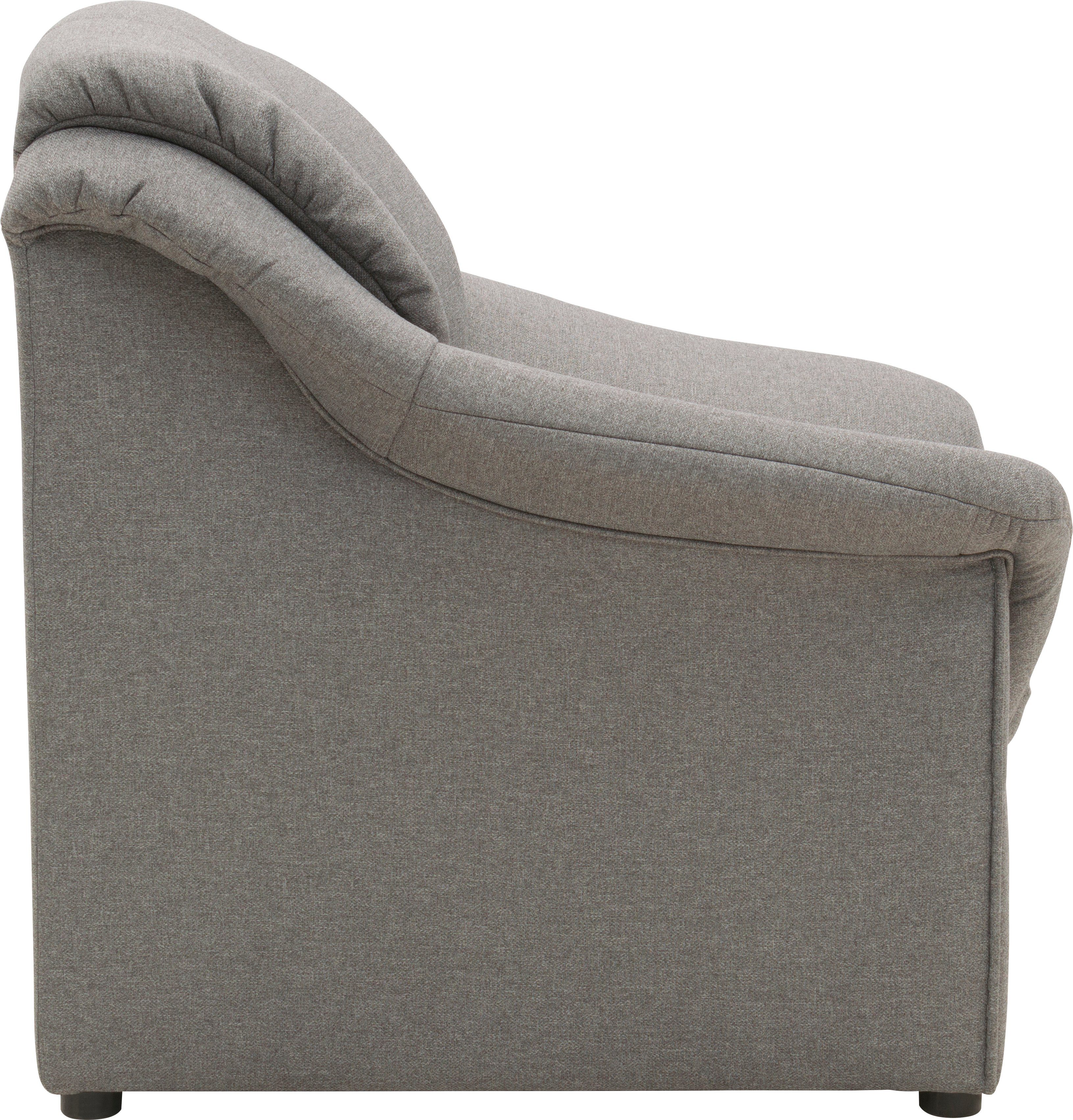 DOMO collection Fauteuil Faenza voor kleine ruimtes, tijdloos en elegant, compacte afmetingen