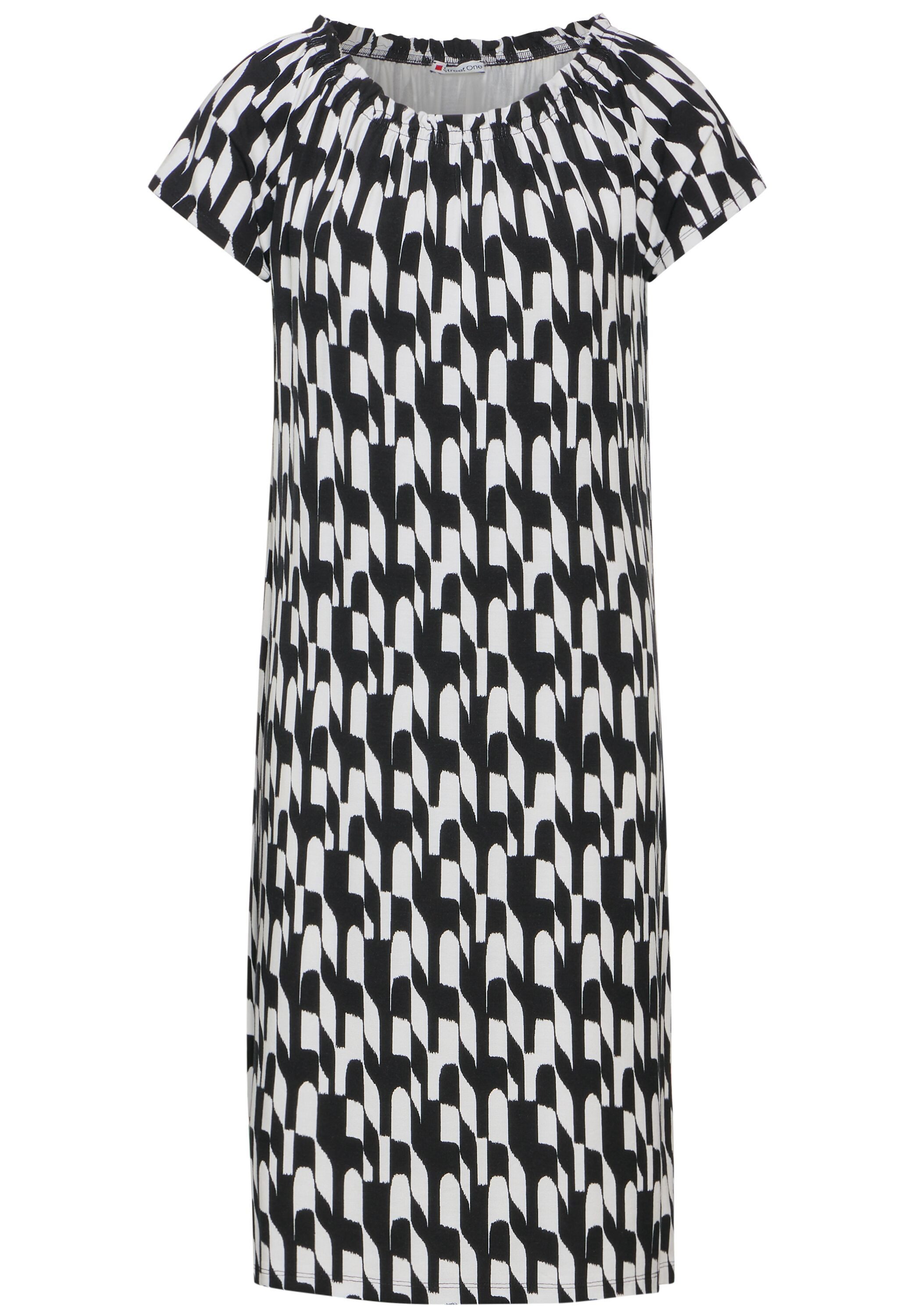 STREET ONE Jerseyjurk met dynamische grafische print