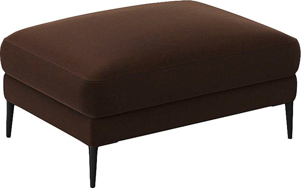 FLEXLUX Poef Belle gestoffeerde hocker, zithocker Scandinavisch design, in een sublieme verwerking