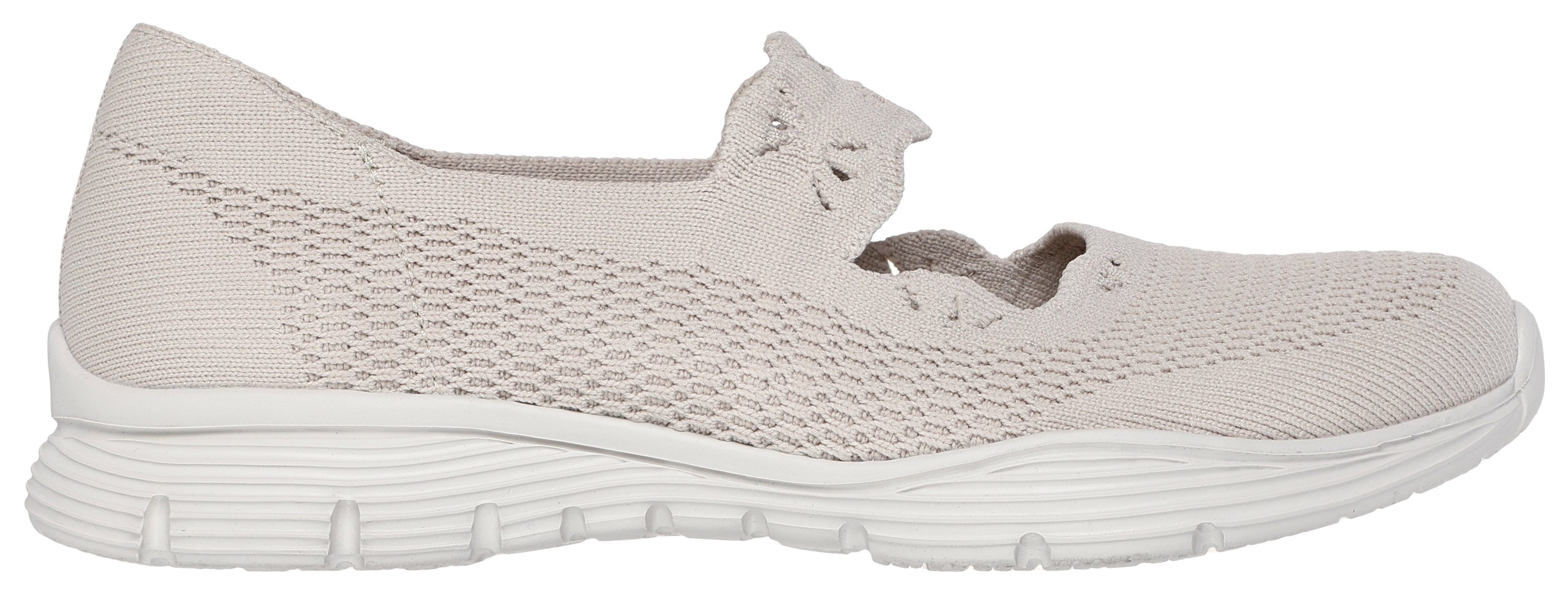 Skechers Slip-on sneakers SEAGER-CUTE N' COY , mary-jane, klittenbandschoen met memory foam
