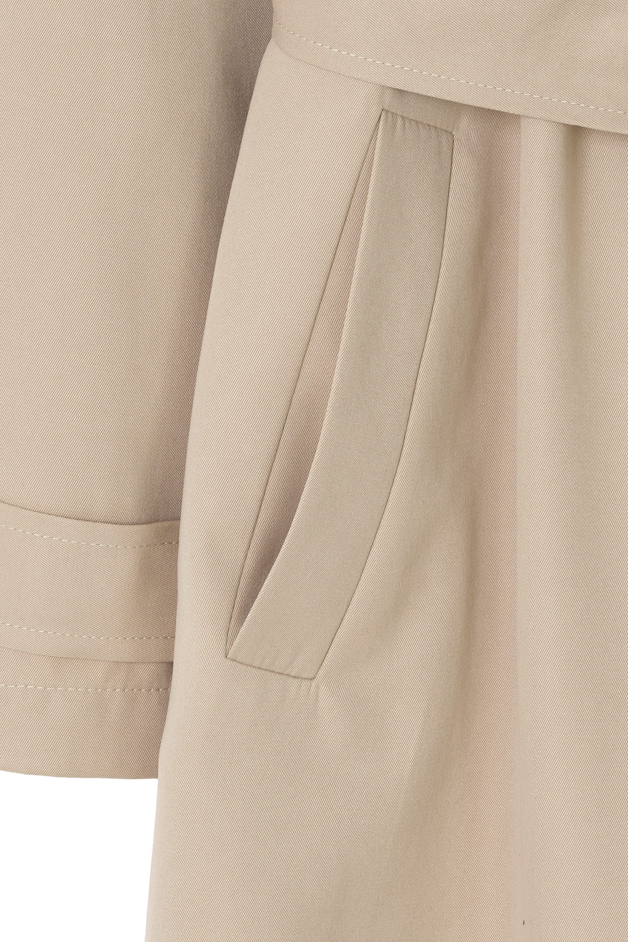 Only Trenchcoat ONLLINE X-LONG TRENCHCOAT OTW NOOS met bindriem in de taille - 2 zijzakken