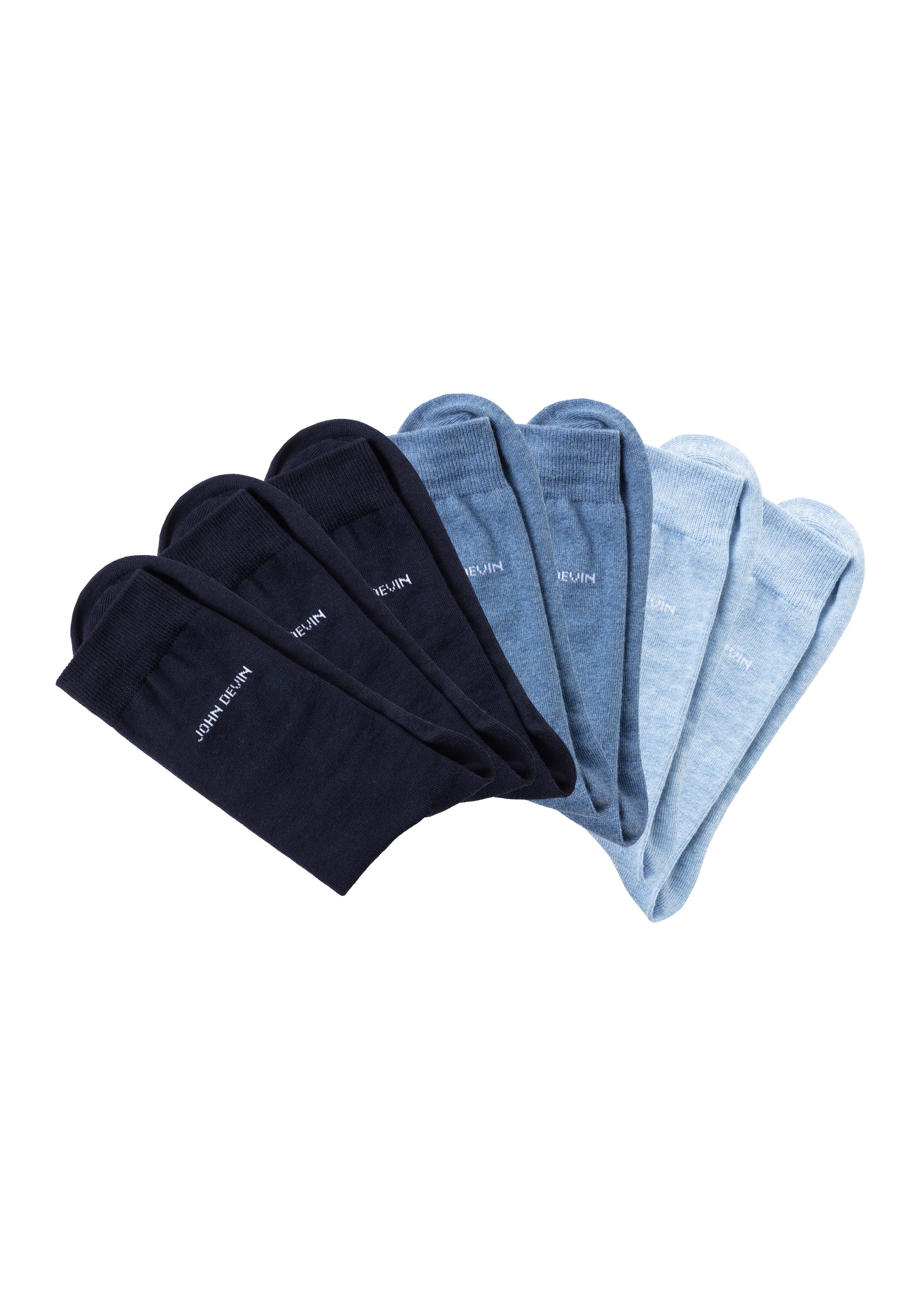 John Devin Basic sokken voor elke dag (set, 7 paar)