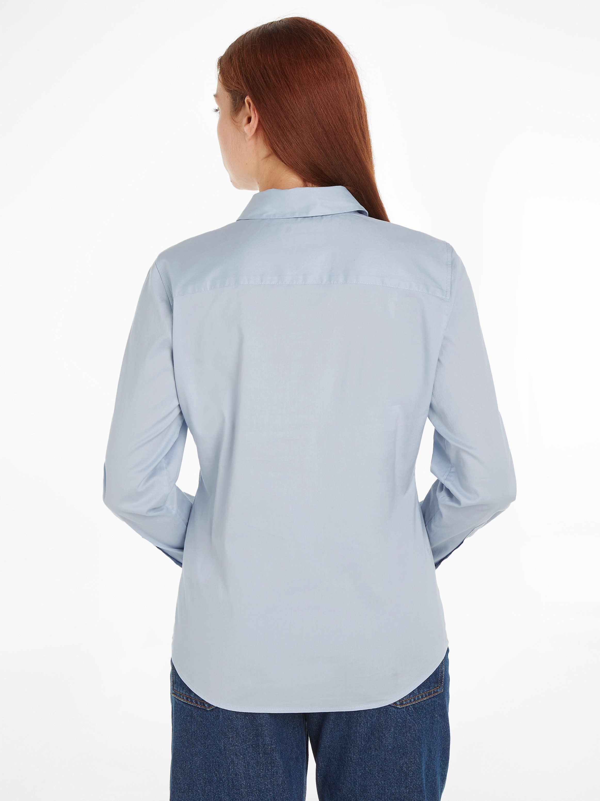 Tommy Hilfiger Overhemdblouse STRETCH OXFORD REGULAR SHIRT