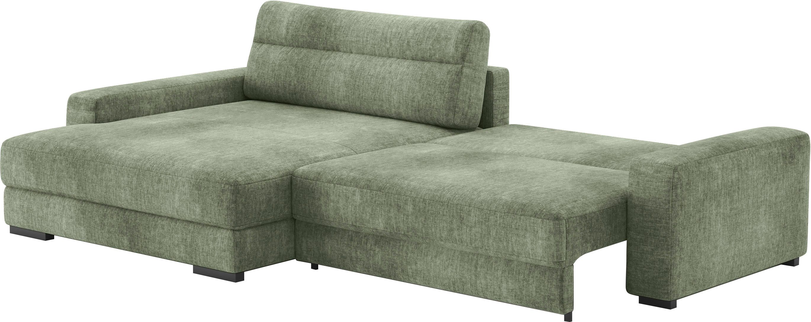 Mr. Couch Hoekbank Marcello DuraFlex L-vorm EasyBett, bedbox, koudschuimvering, tot 140 kg belastbaar