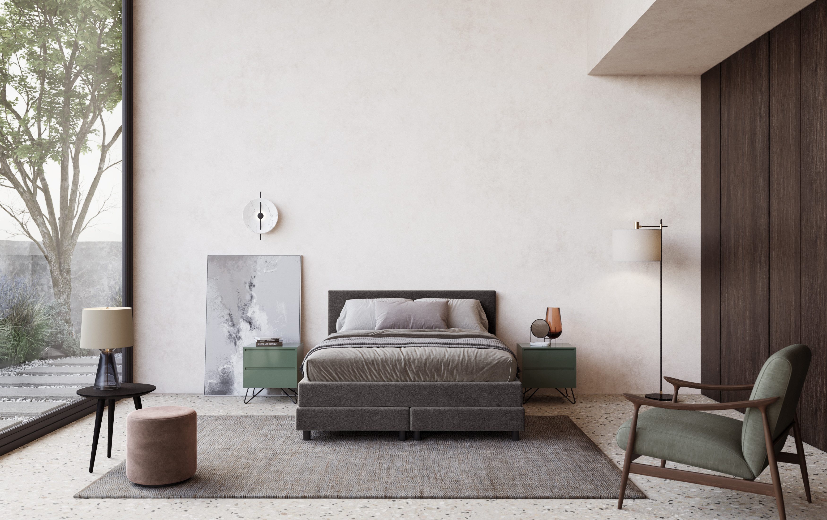 COTTA Boxspring Andorra incl. topper, verkrijgbaar in verschillende breedtes