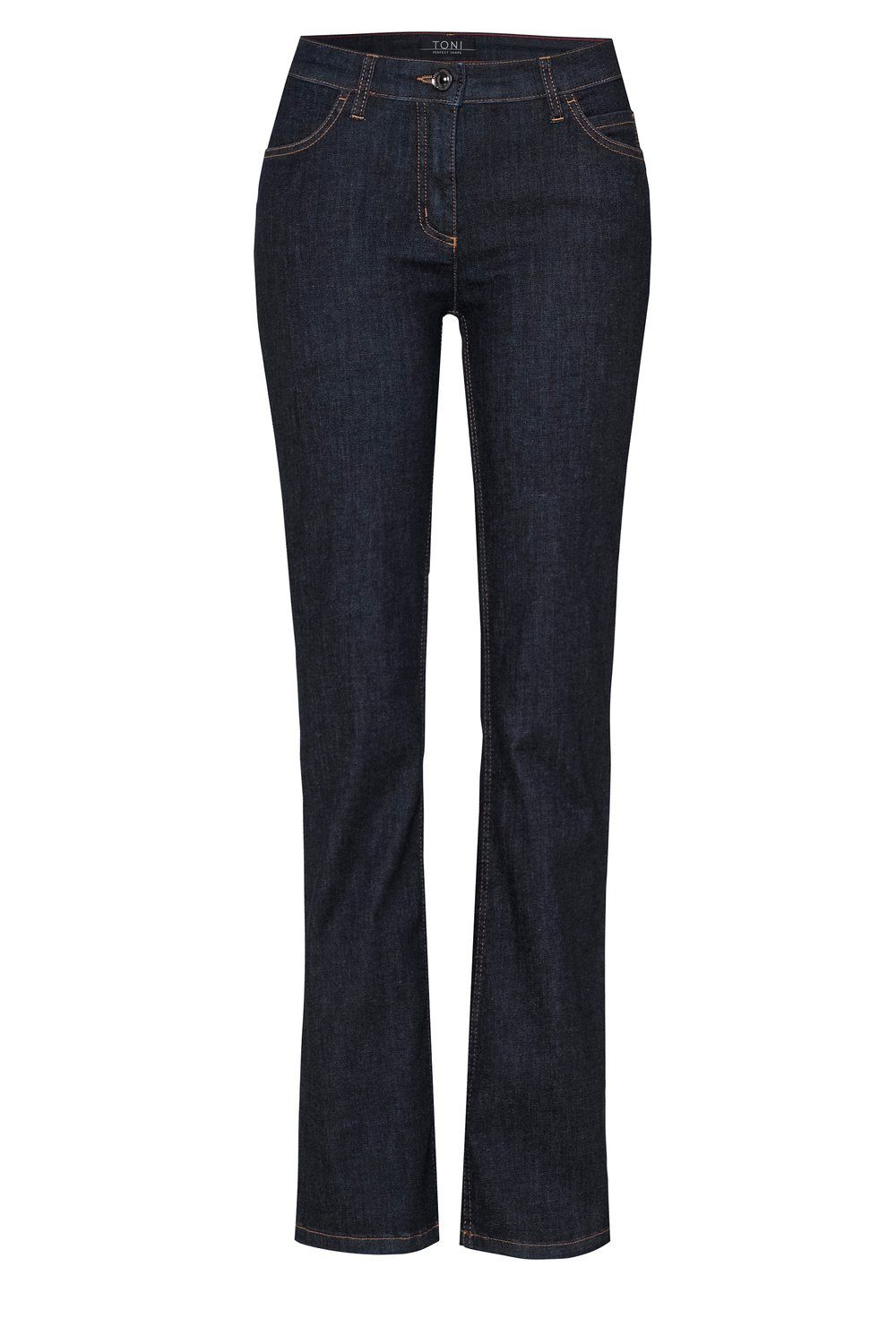 TONI Five-pocketsbroek Perfect Shape Bootcut met contrasterende stiksels