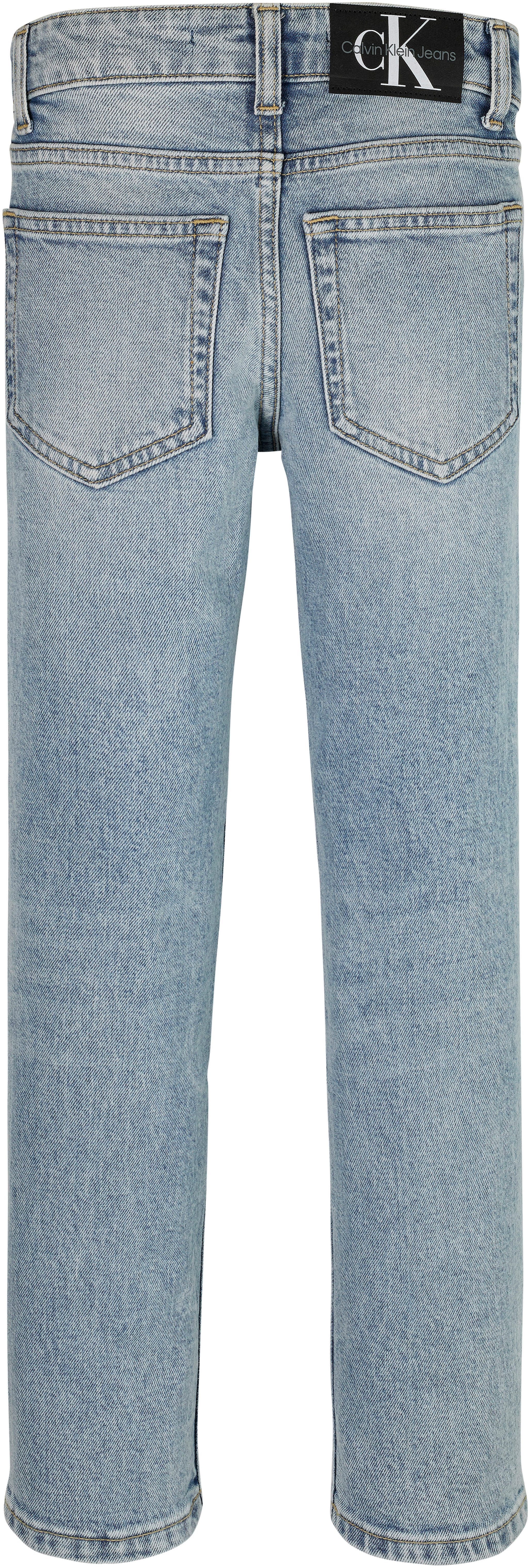 Calvin Klein Slim fit jeans SLIM LIGHT BLUE CF voor kinderen tot 16 jaar