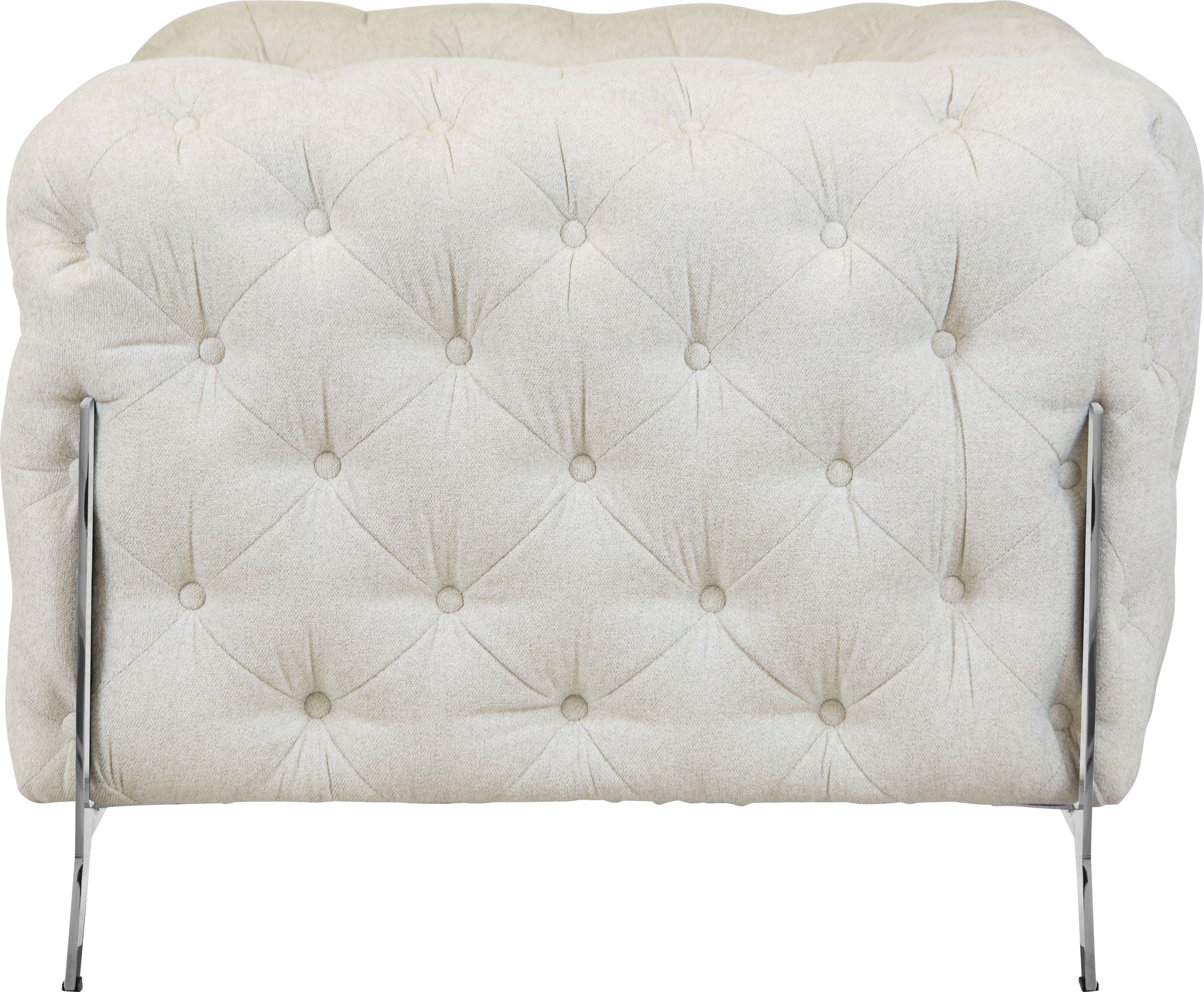 Leonique Chesterfield-fauteuil Amaury Fauteuil luxueuze capitonnage, moderne chesterfield look, kleur van de poten ter keuze