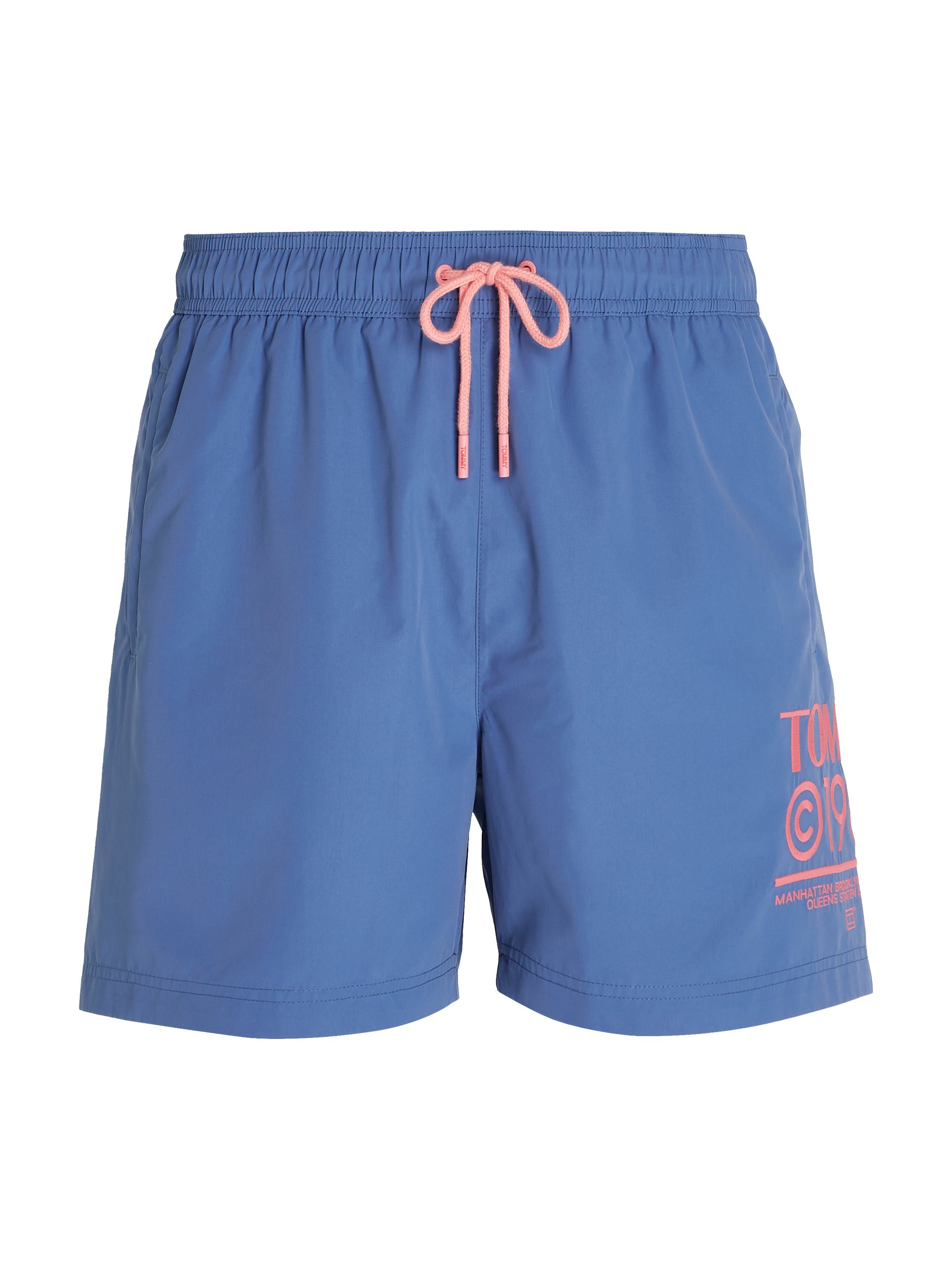 Tommy Hilfiger Swimwear Zwemshort SF MEDIUM DRAWSTRING met iconische logo-inscriptie