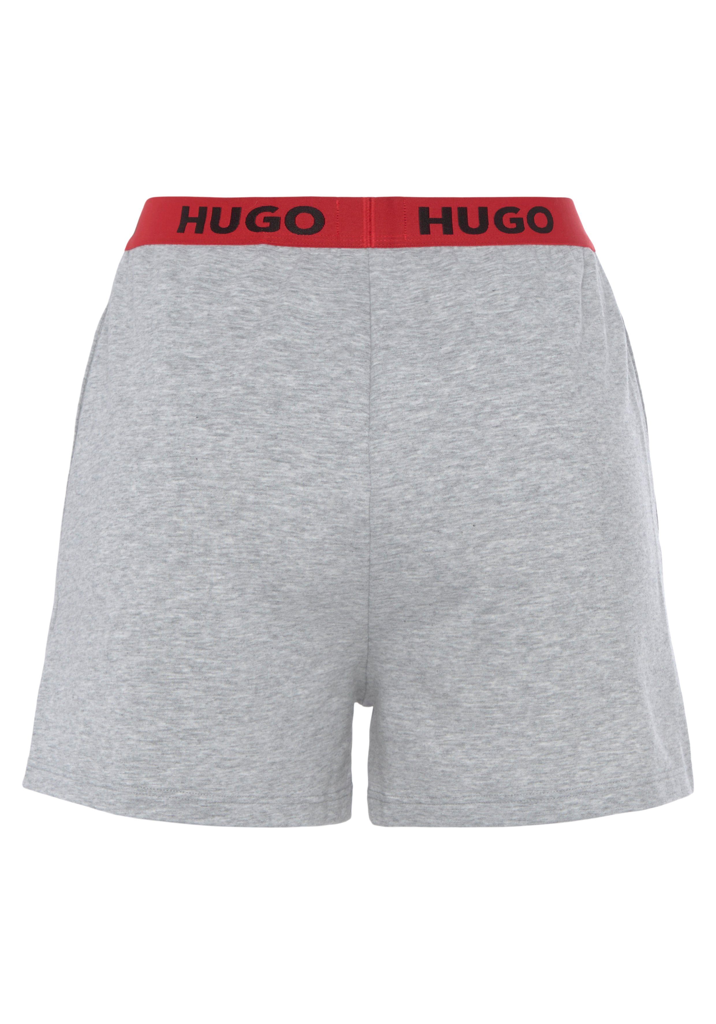 HUGO underwear Sweatshort SPORTY LOGO_SHORTS 10249156 01 met hugo logo-elastisch tailleband