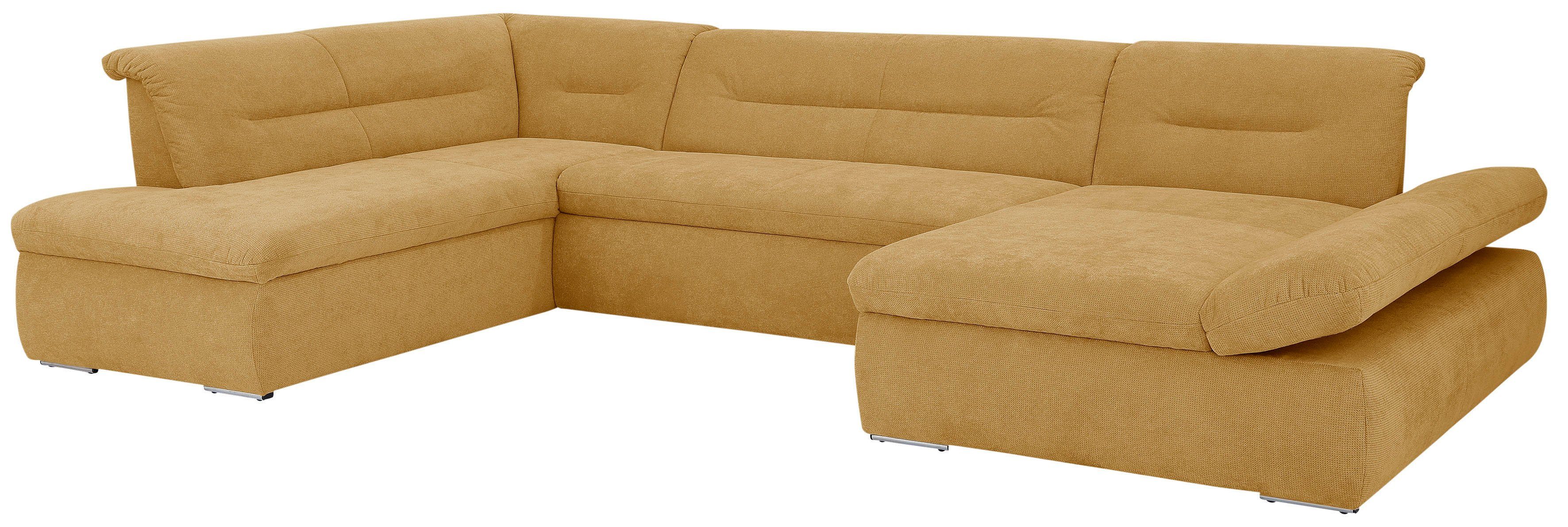INOSIGN Zithoek Avesa U-vorm Naar keuze met verstelbare armleuningen en slaapfunctie, bxdxh: 355x216x80cm