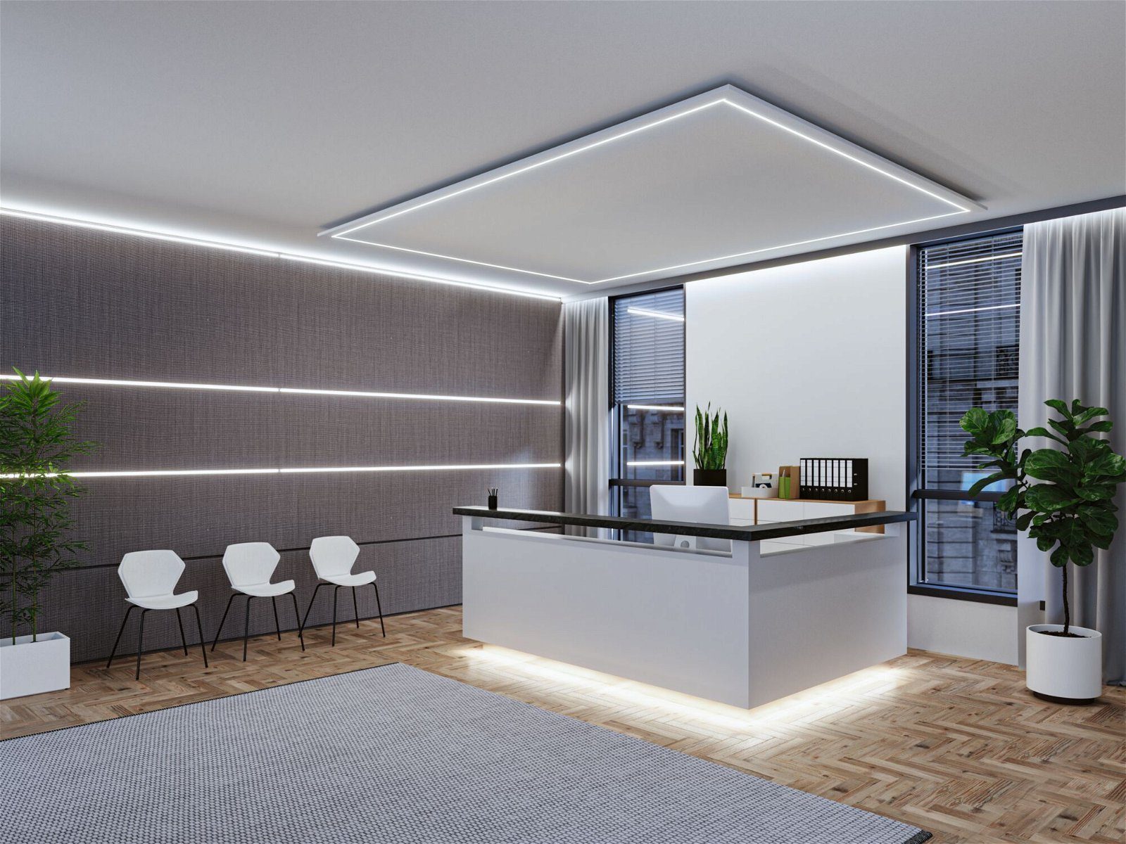 Paulmann Led-strepen MaxLED 1000 Basis Set 1,5m Daylight 18W 230/24V zilverkleur kunststof