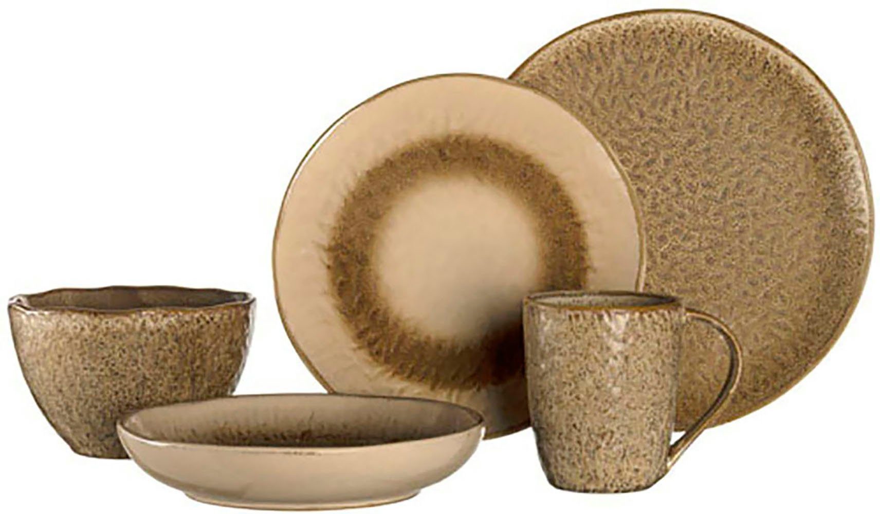 LEONARDO Diep bord Matera Ø 21 cm (set, 6 stuks)