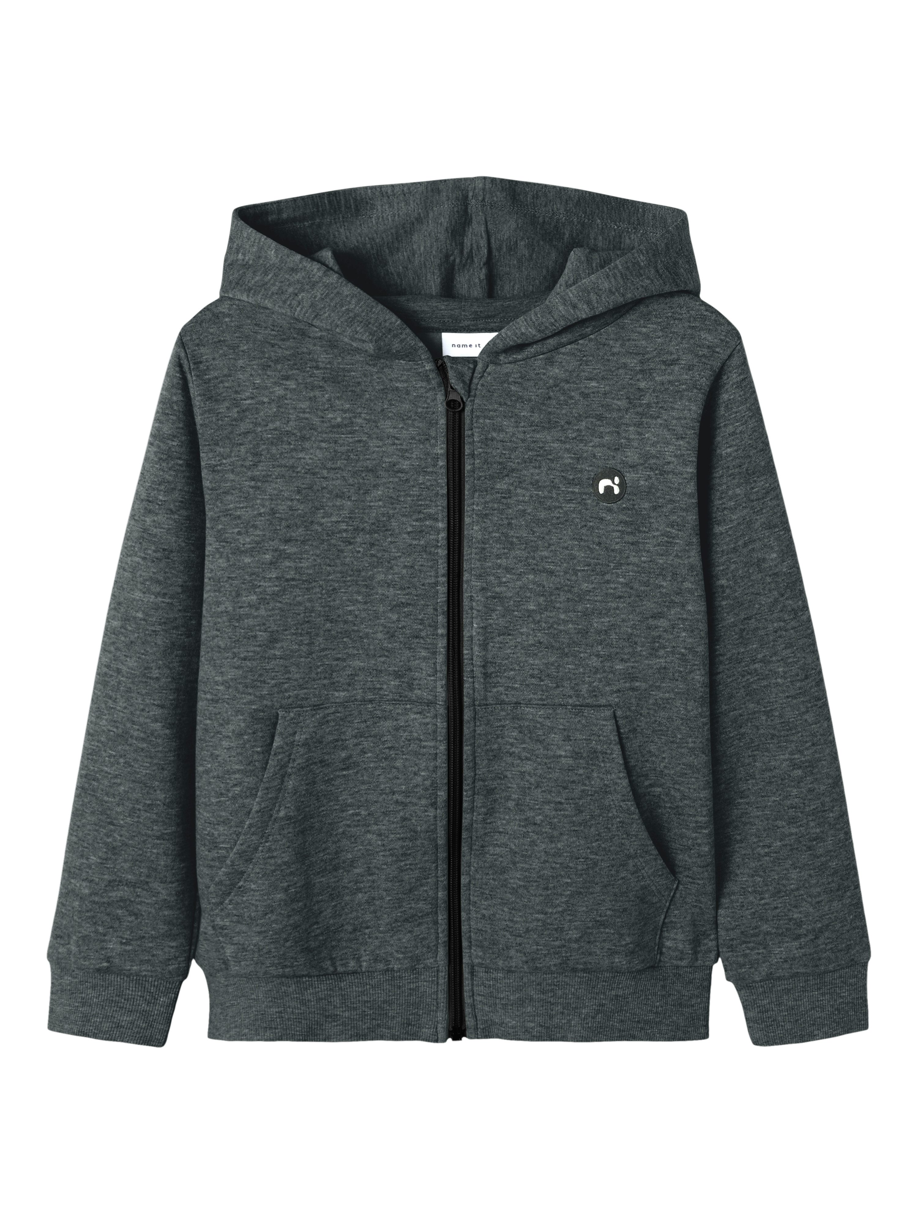 Name It Capuchonsweatvest NKMVIMO LS SWEAT CARD BRU NOOS