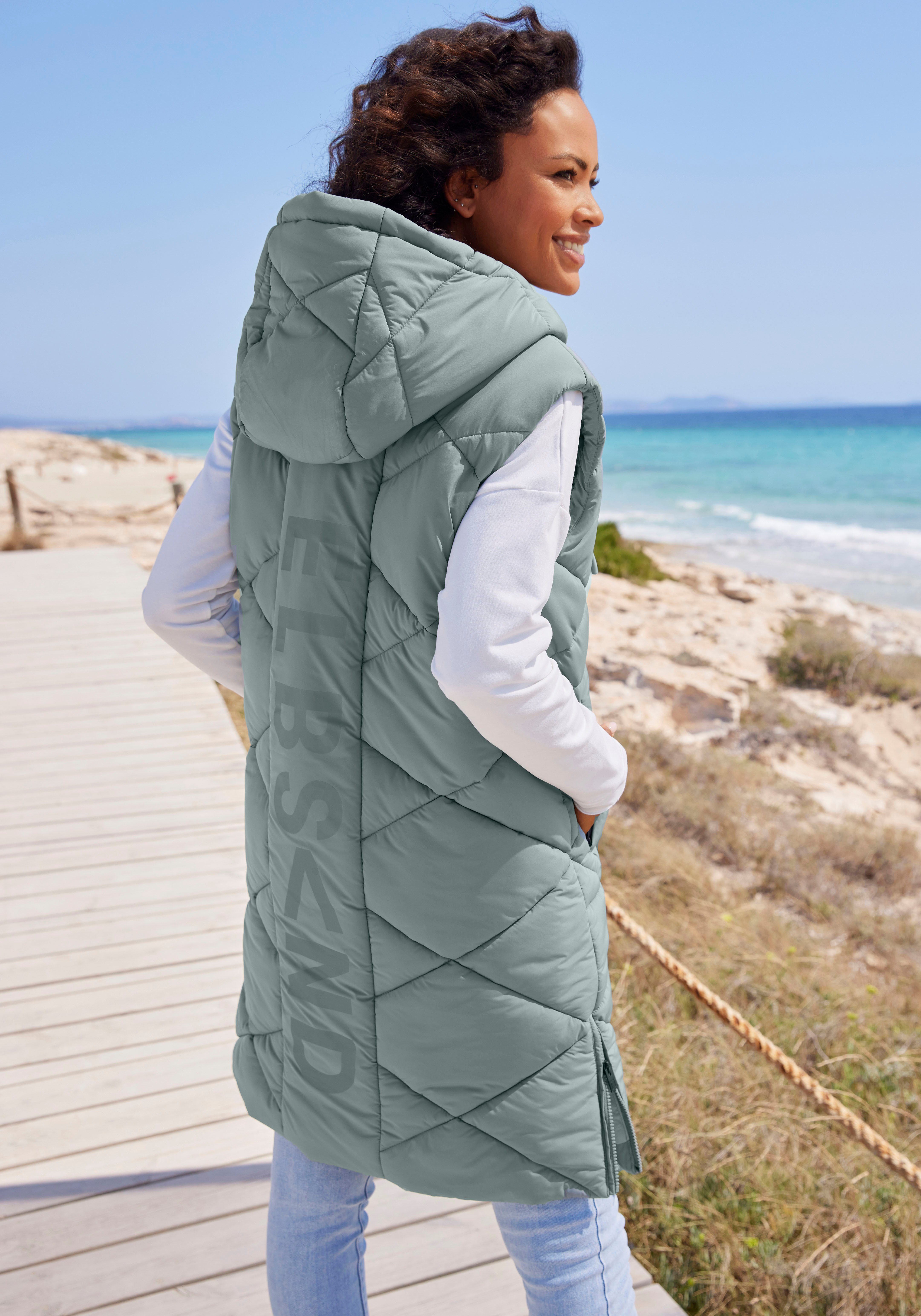 Elbsand Bodywarmer met een capuchon