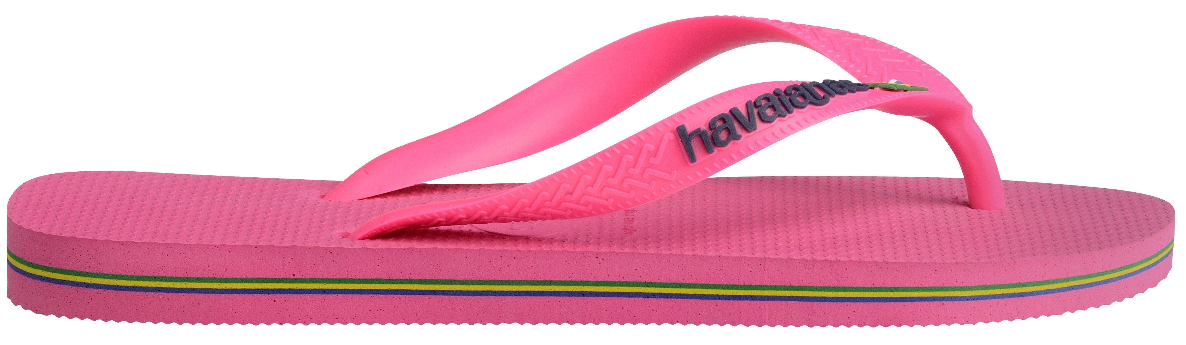 Havaianas Teenslippers BRASIL LOGO NEON , zomerschoen, slippers, poolslides met braziliaans detail